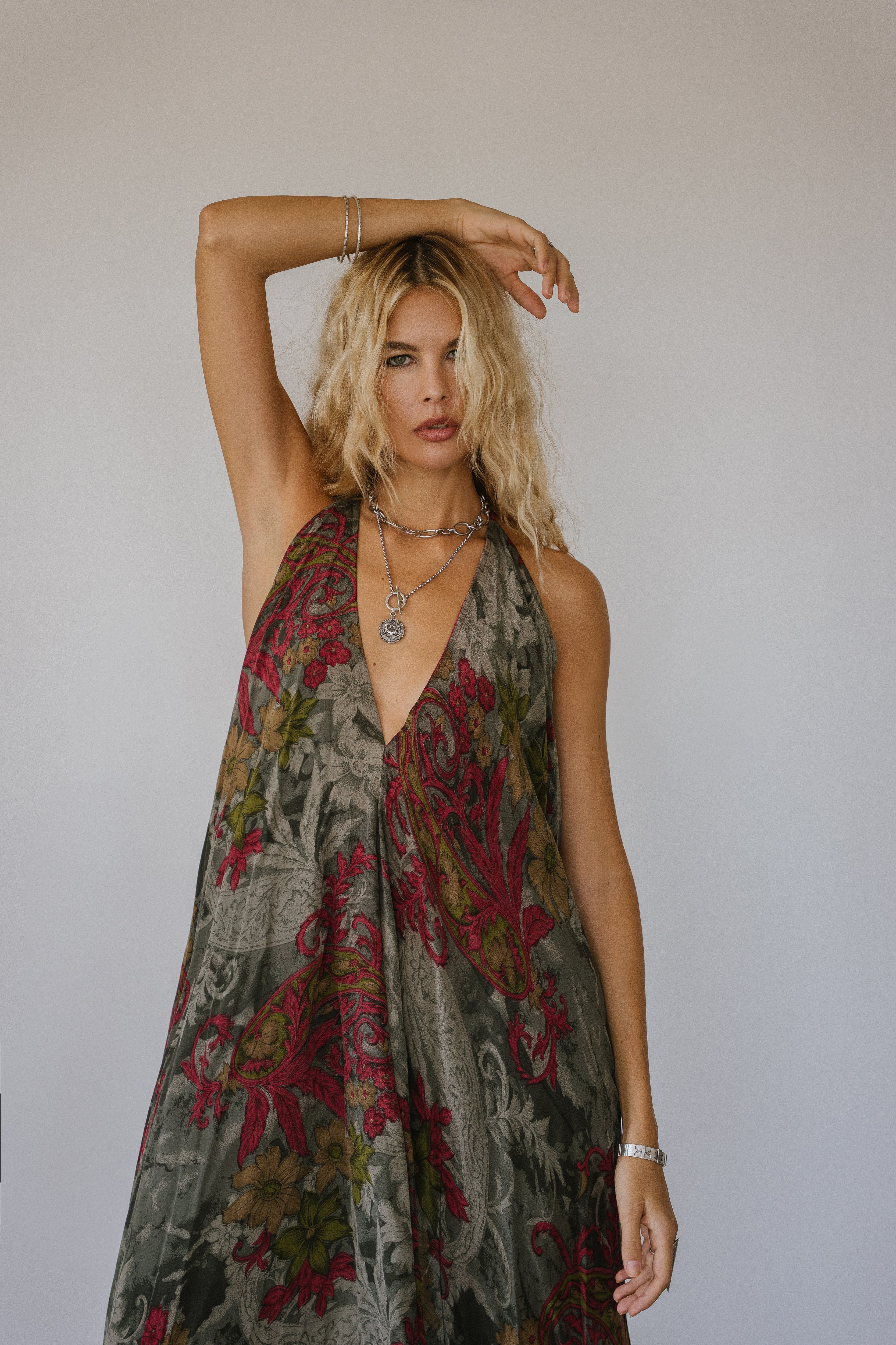 Sun Child Classic Silk Dress - Sylvia