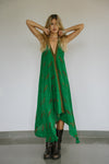 Sun Child Classic Silk Dress - Drama