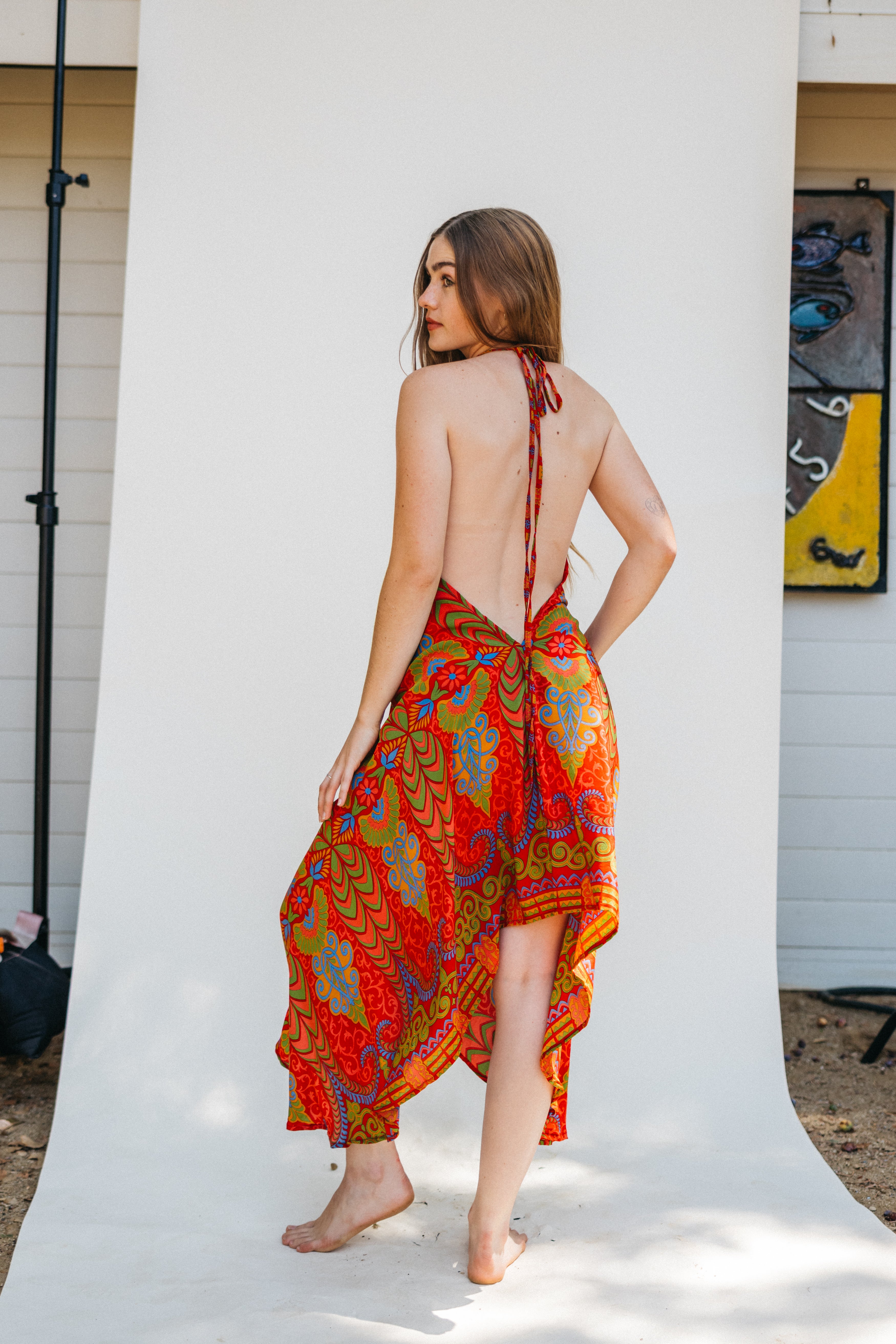 Sun Child Classic Silk Dress - Clemmy