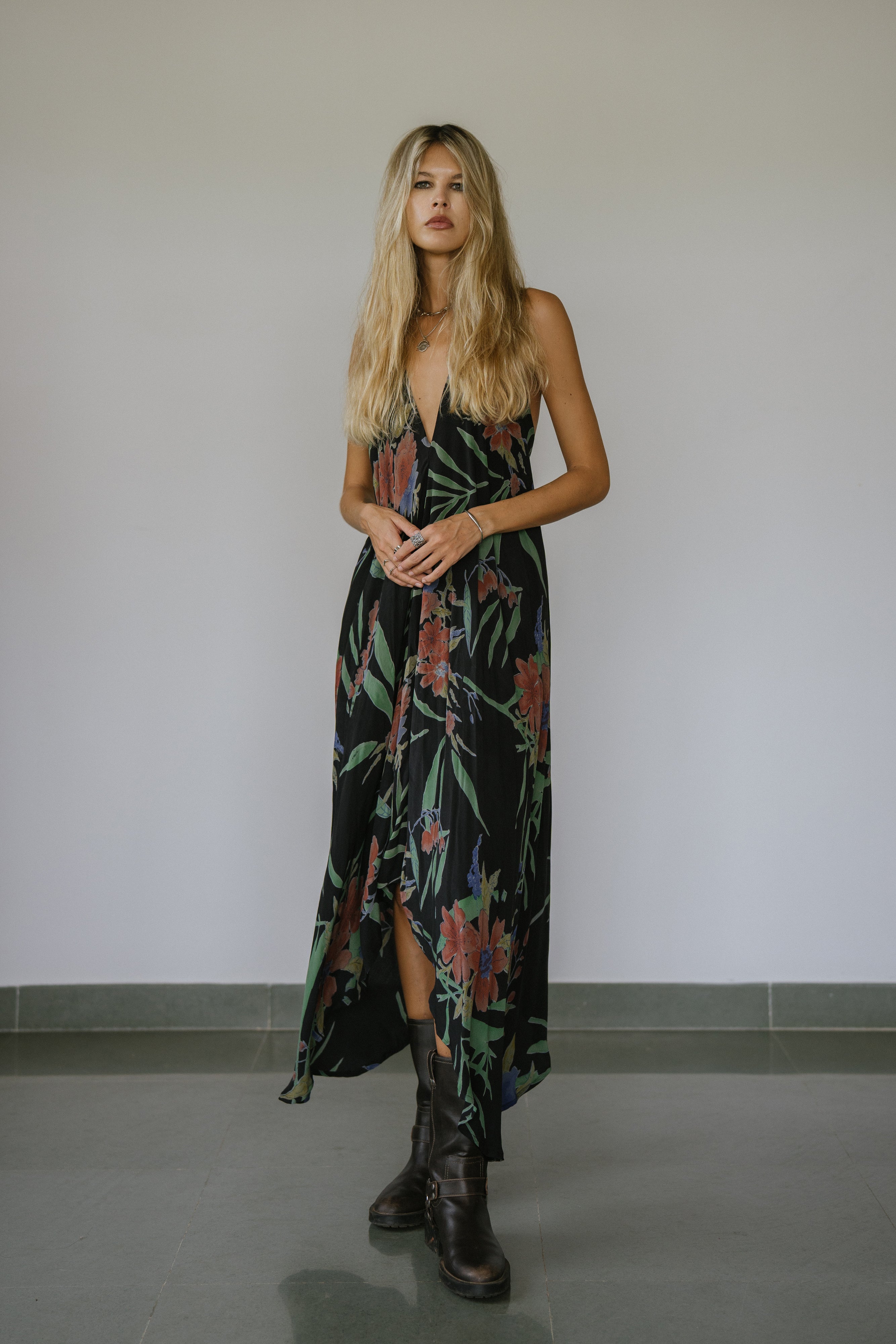 Sun Child Classic Silk Dress - Maddox