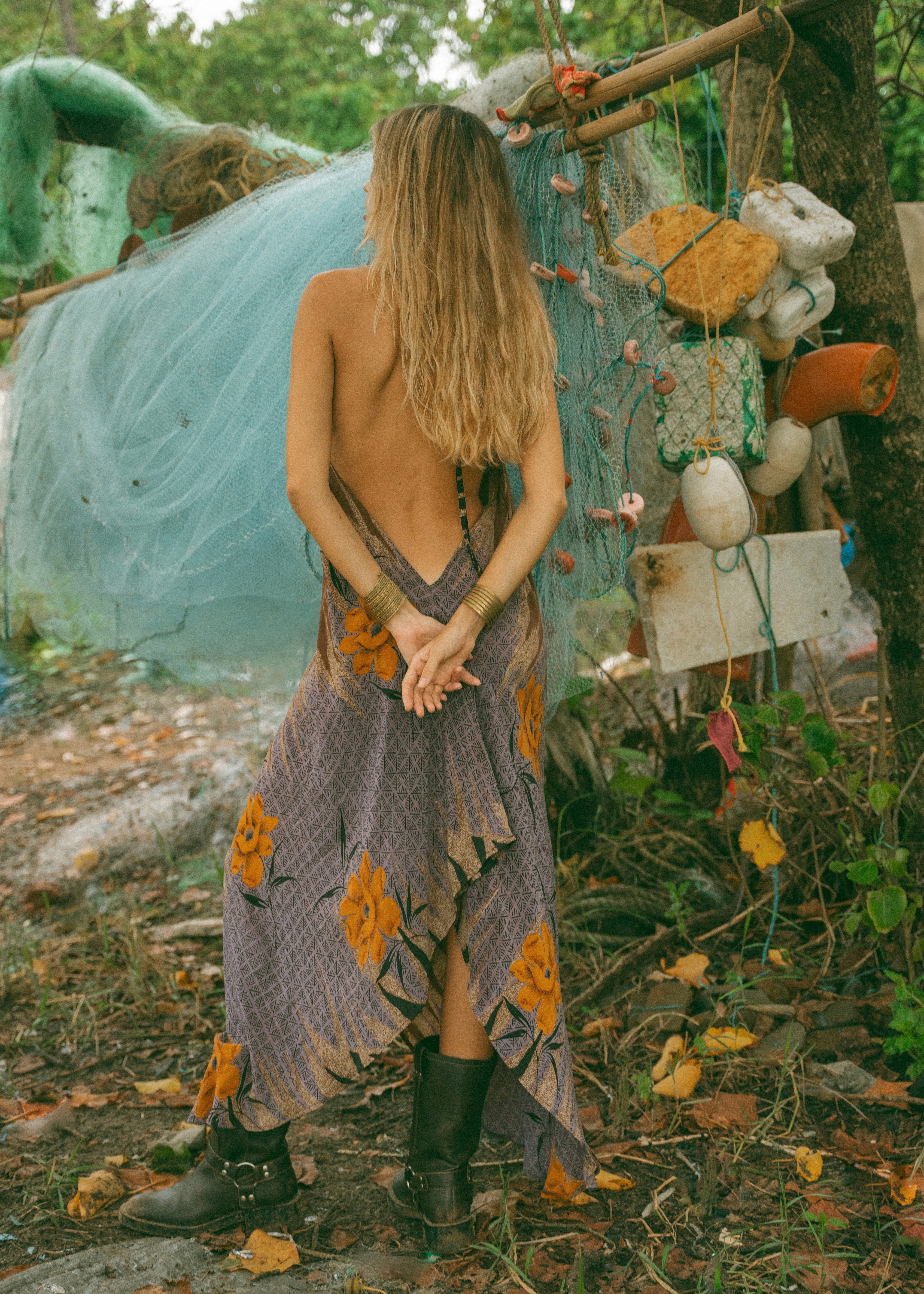 Sun Child Classic Silk Dress - Gigo