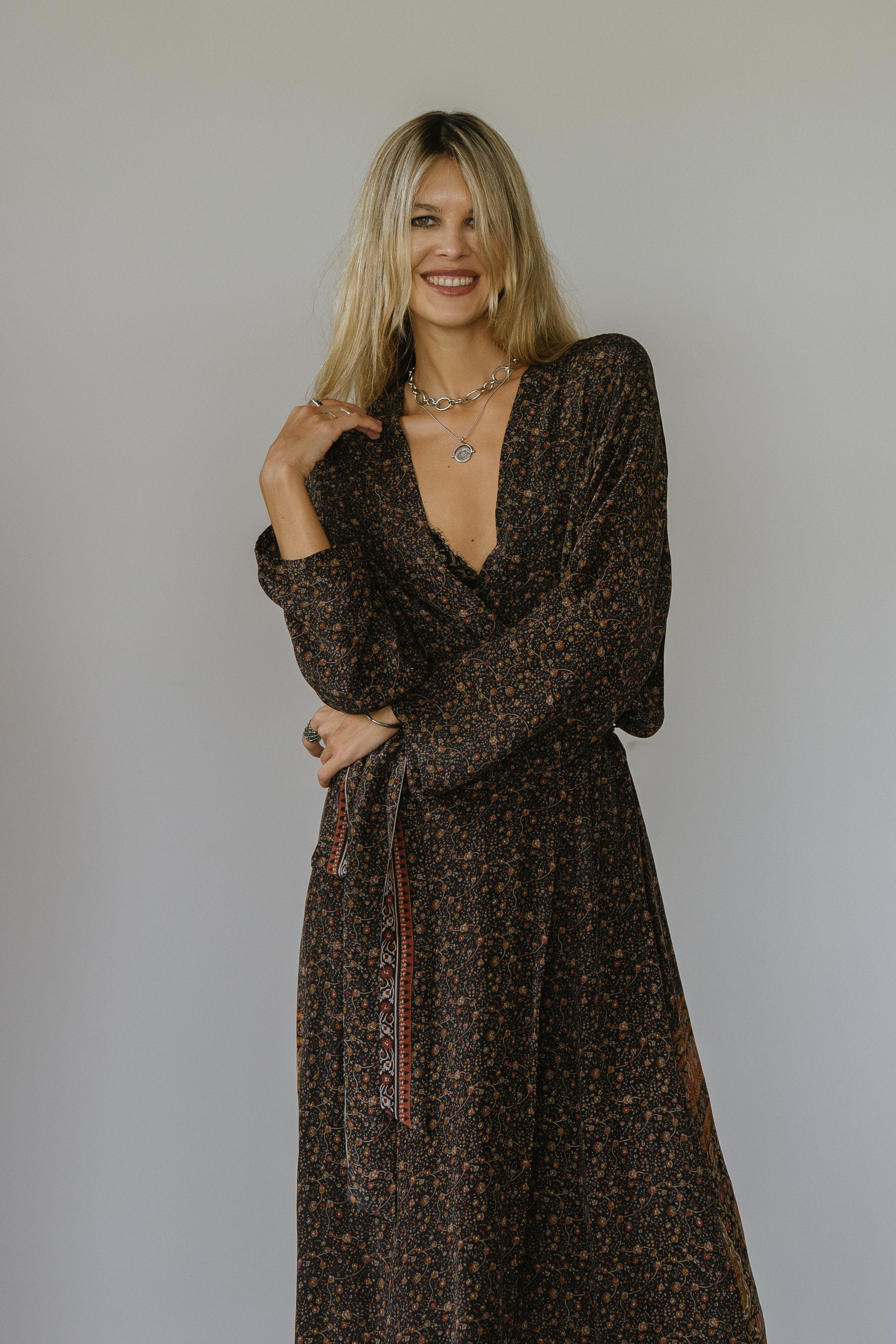 Long Jacket With Belt - Cassie