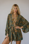 Kimono Wrap Dress - Sterling