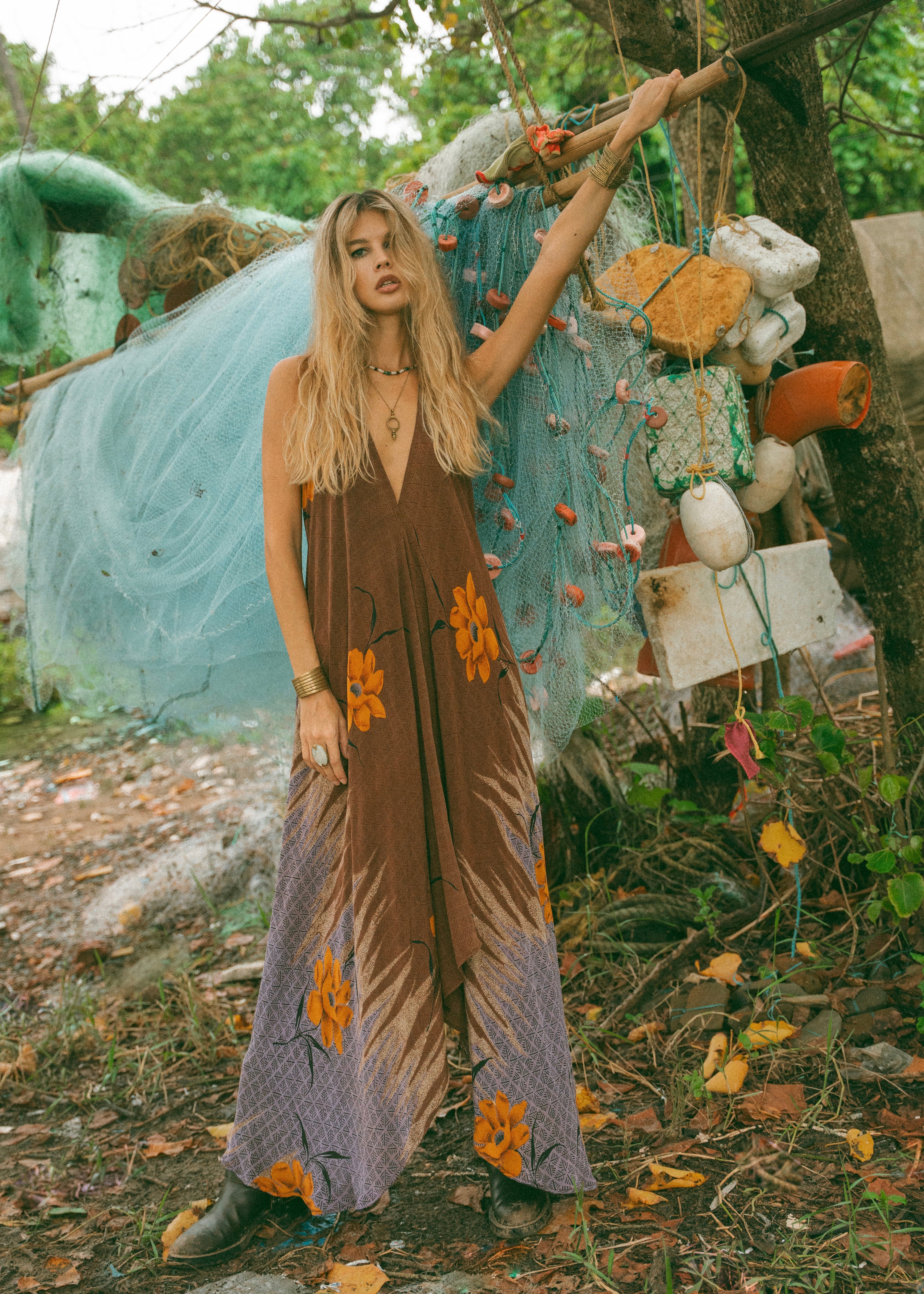 Sun Child Classic Silk Dress - Gigo