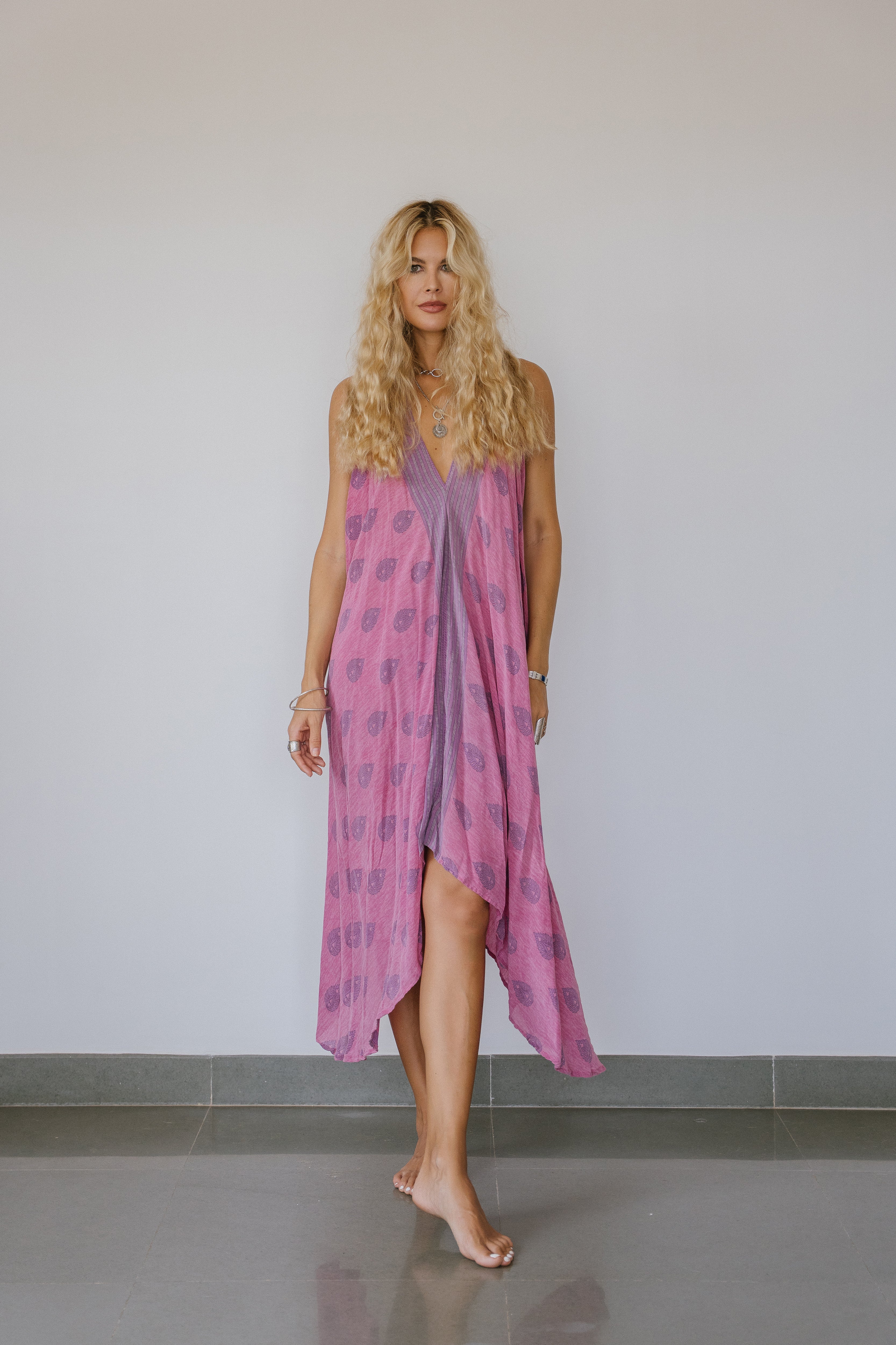 Sun Child Classic Silk Dress - Nobu