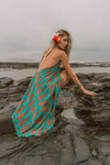 Sun Child Classic Silk Dress - Agave