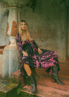 Kimono Wrap Dress - Royal