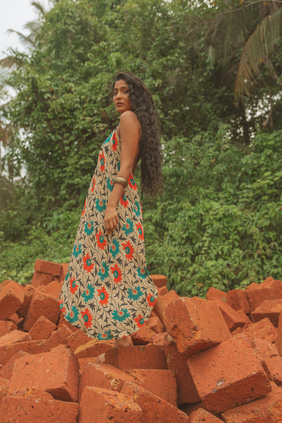 Sun Child Classic Silk Dress - Paige