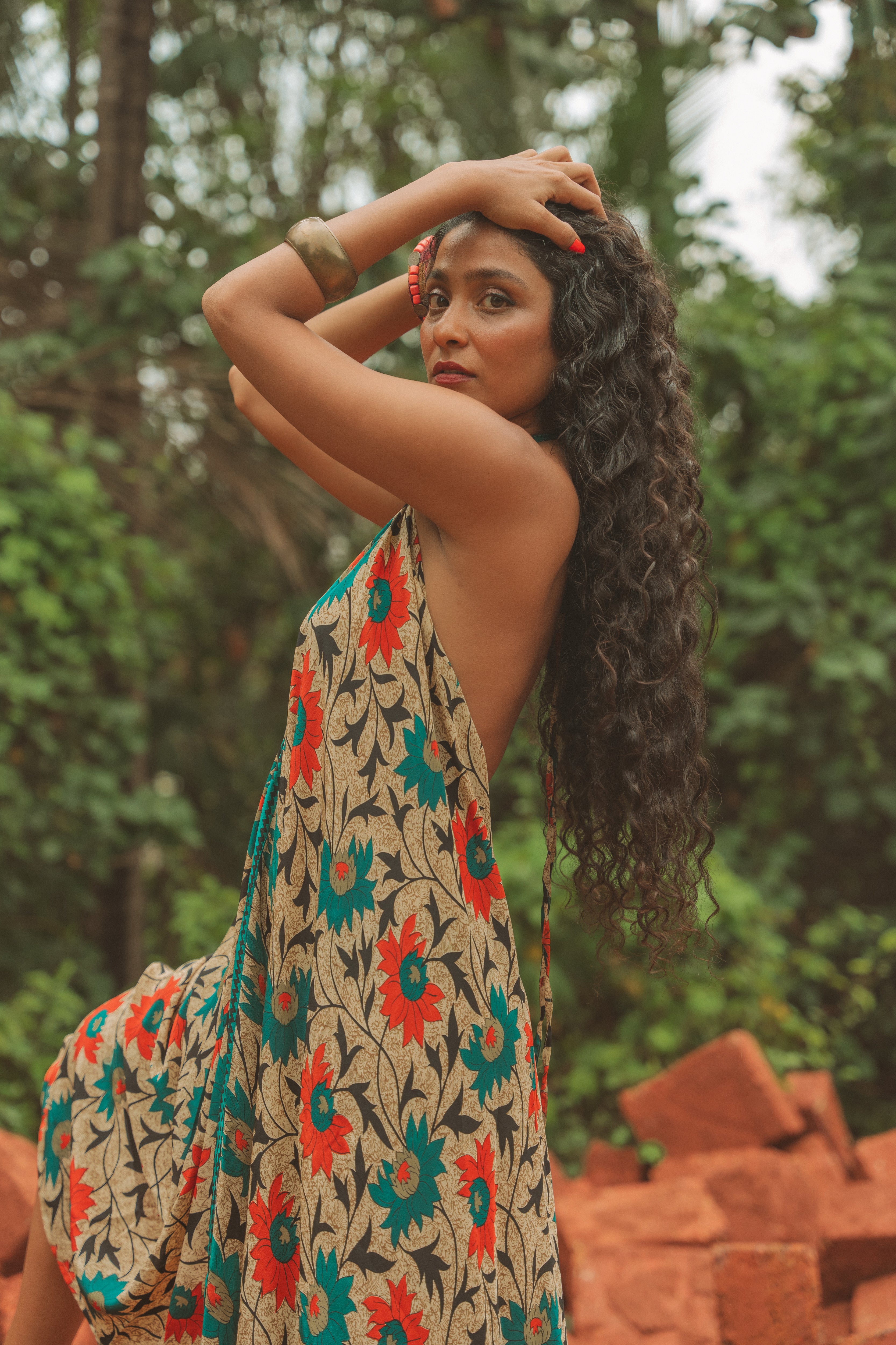 Sun Child Classic Silk Dress - Paige