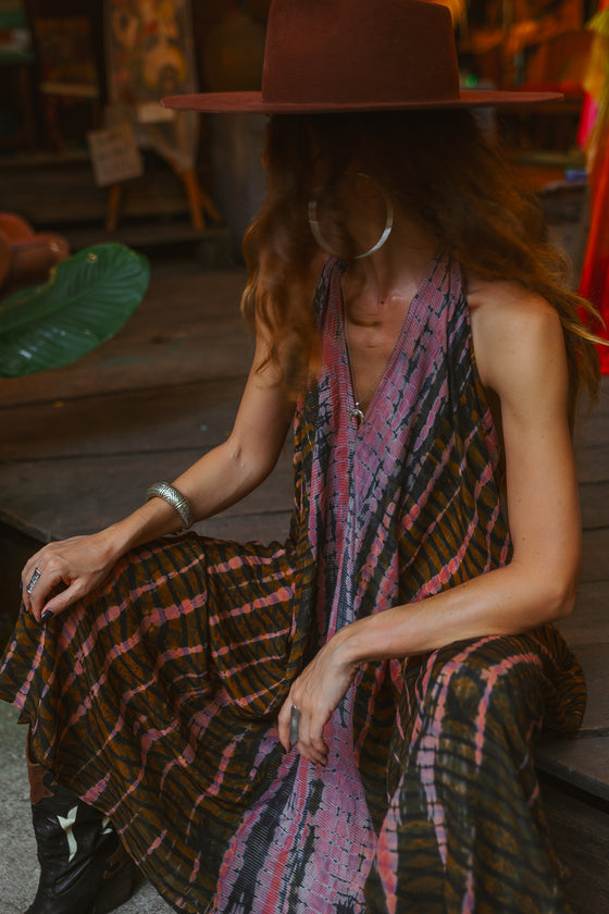 Sun Child Classic Silk Dress - One of a Kind - Demi
