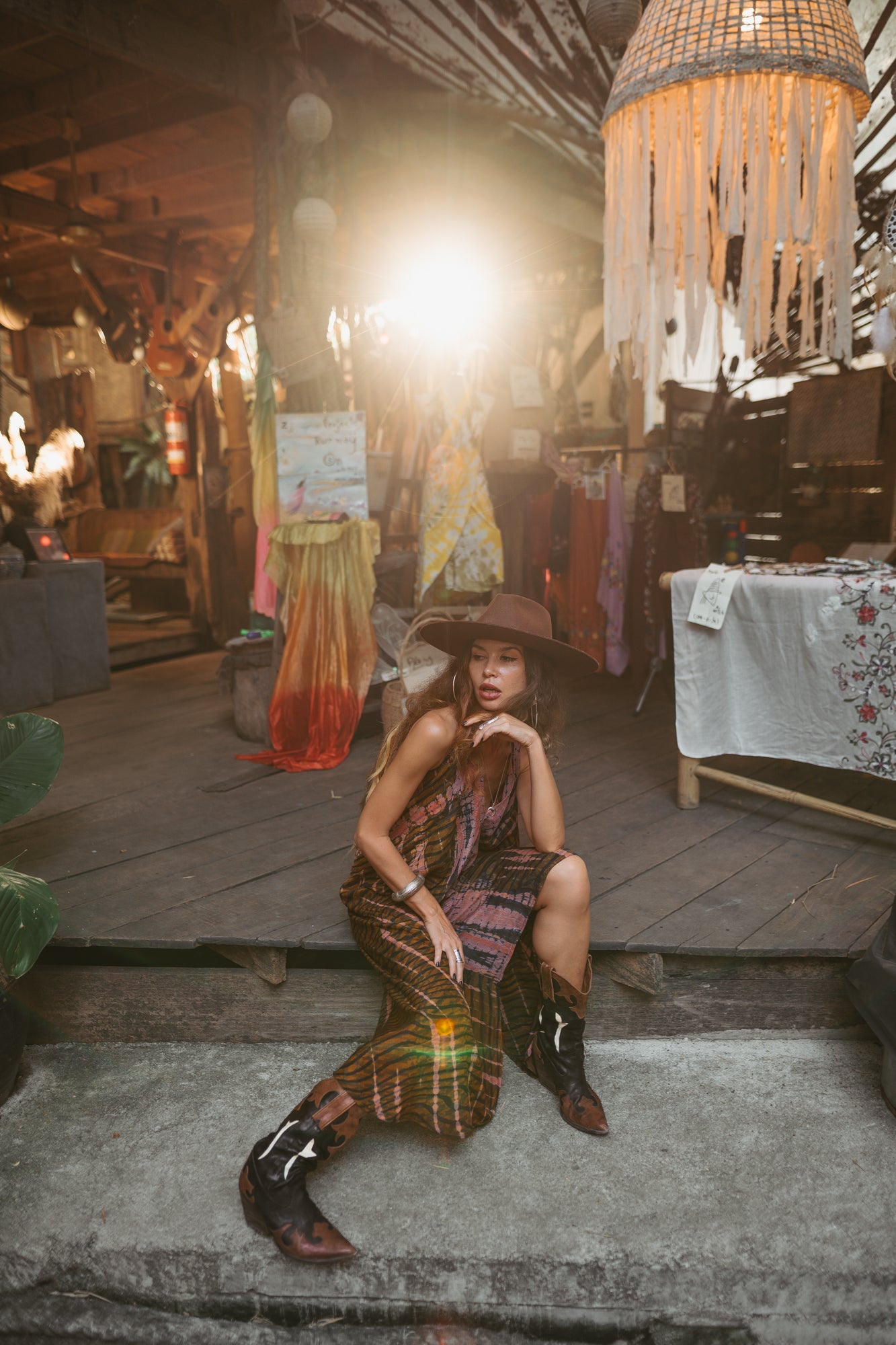 Sun Child Classic Silk Dress - One of a Kind - Demi