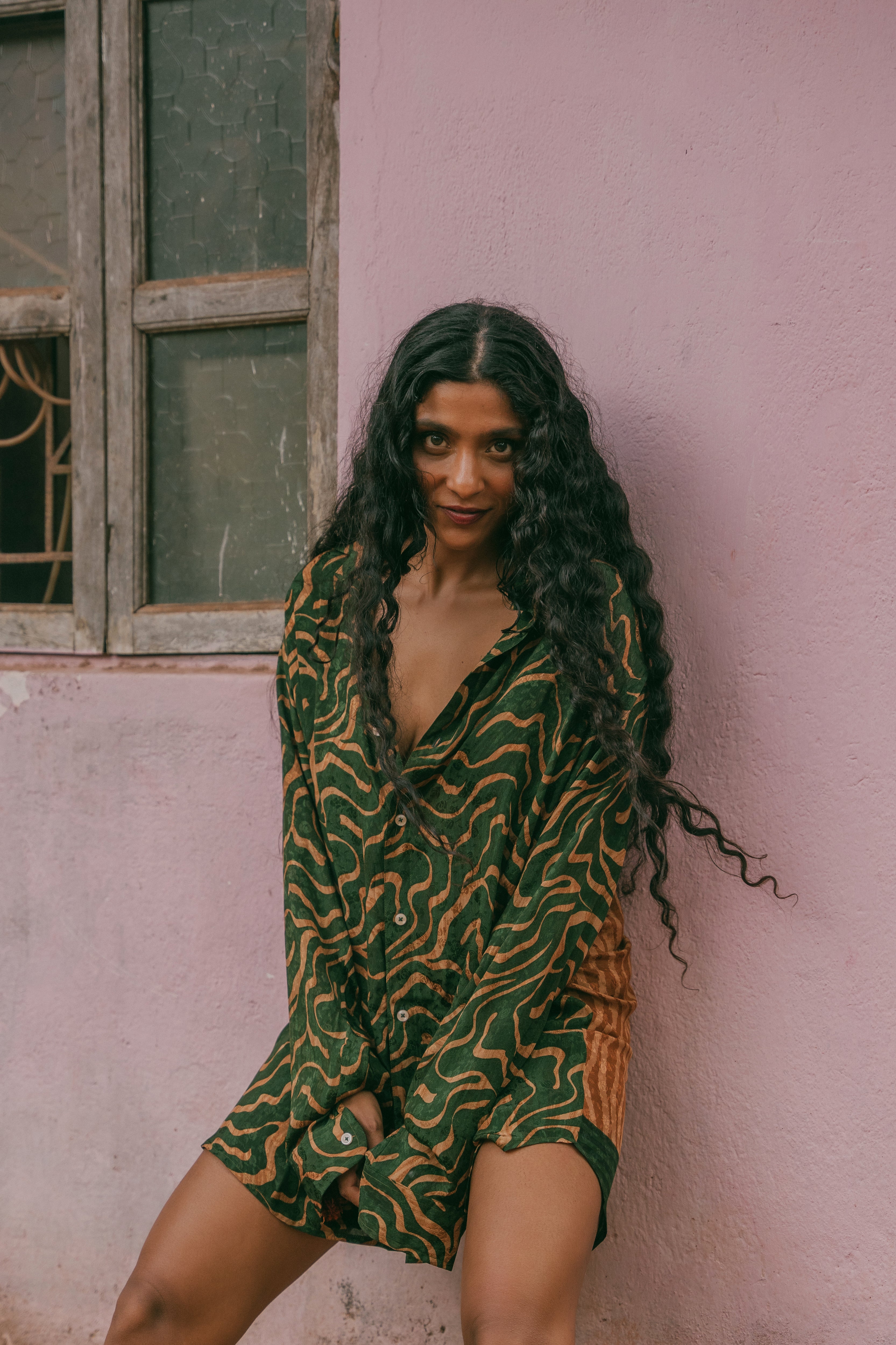 Boyfriend Shirt - Olive