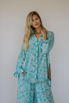  Open Back Boyfriend Shirt - Becca