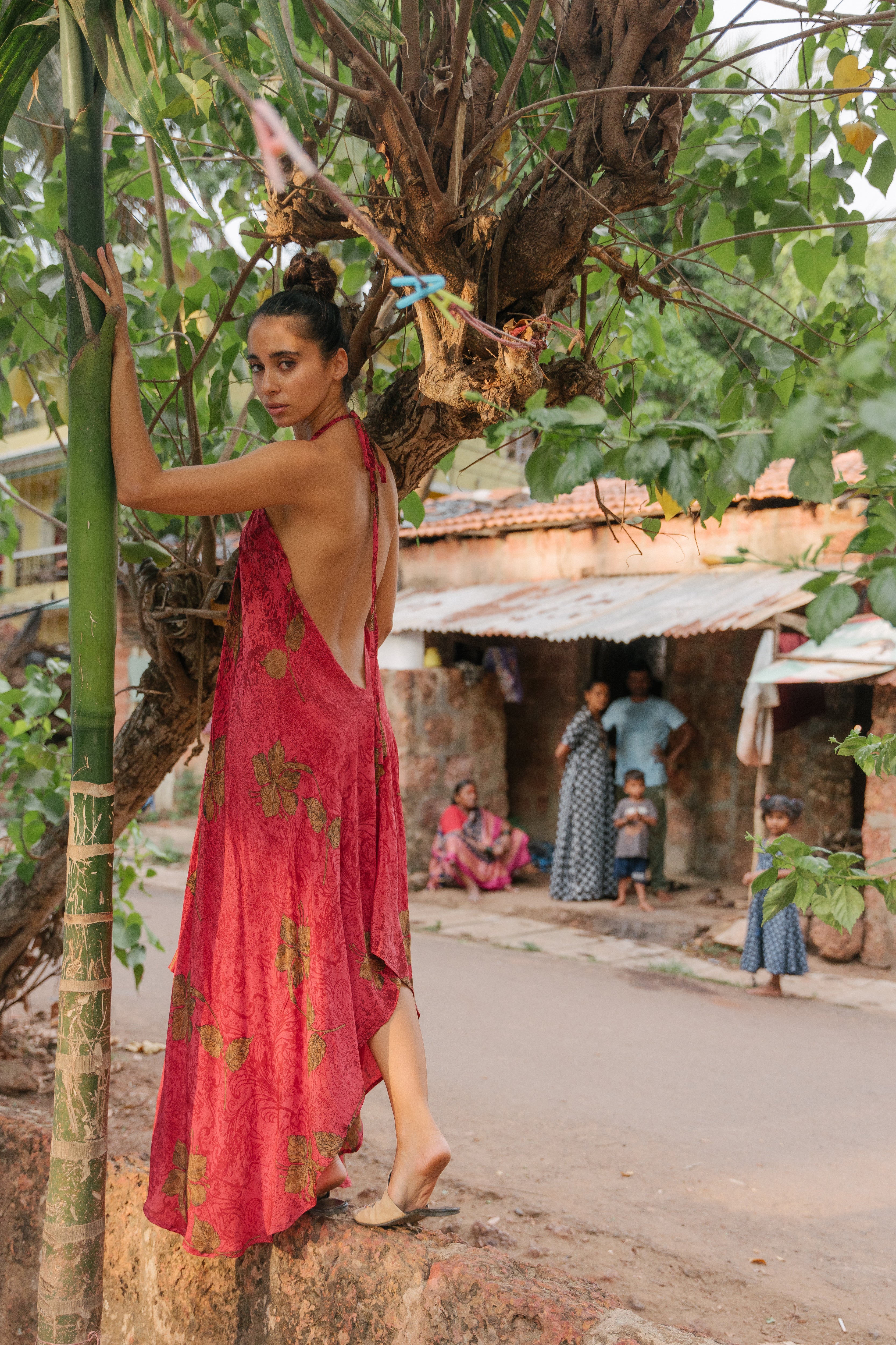 Sun Child Classic Silk Dress - Walker