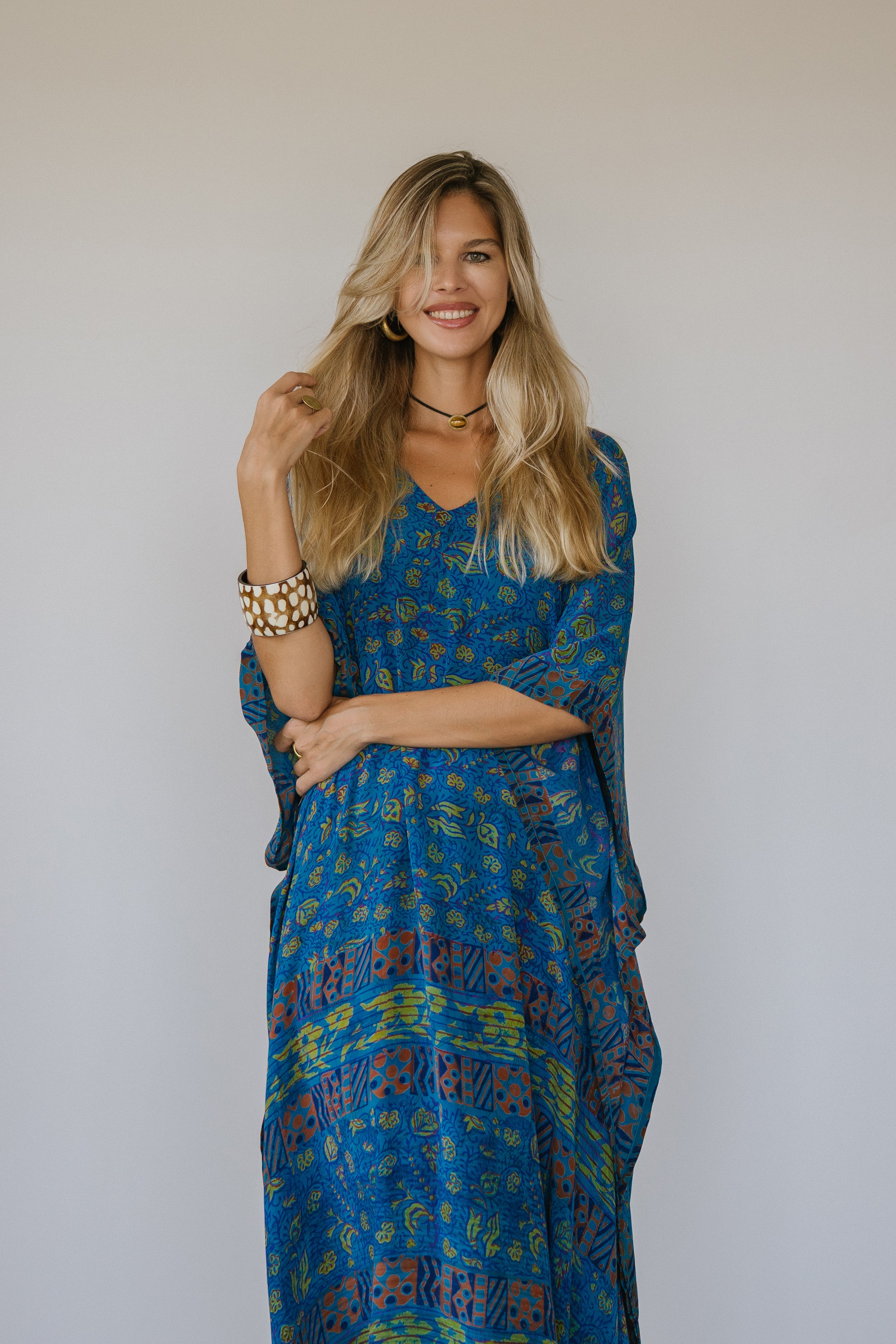 Long Caftan - Midnight