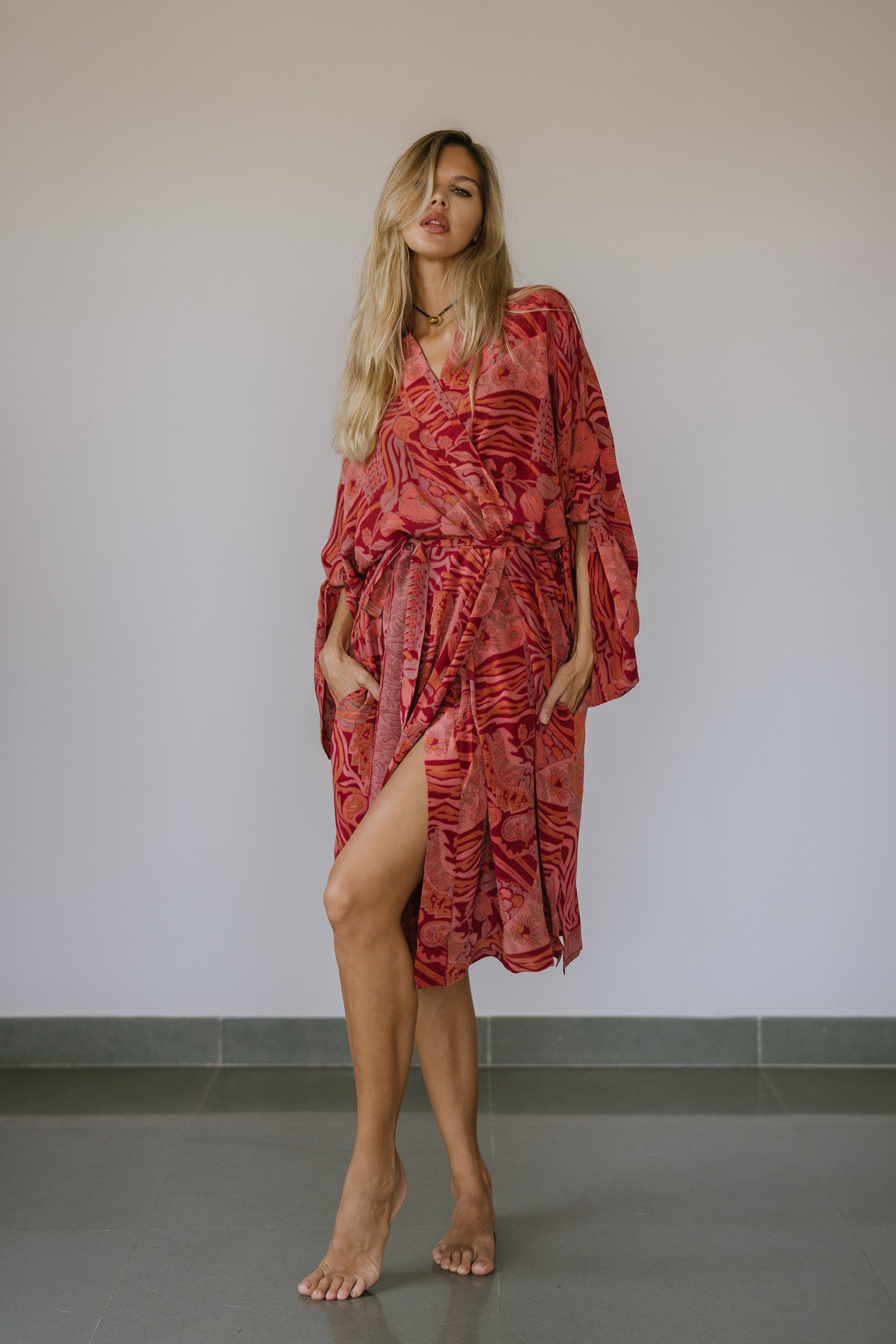The Dramatic Kimono - Willow