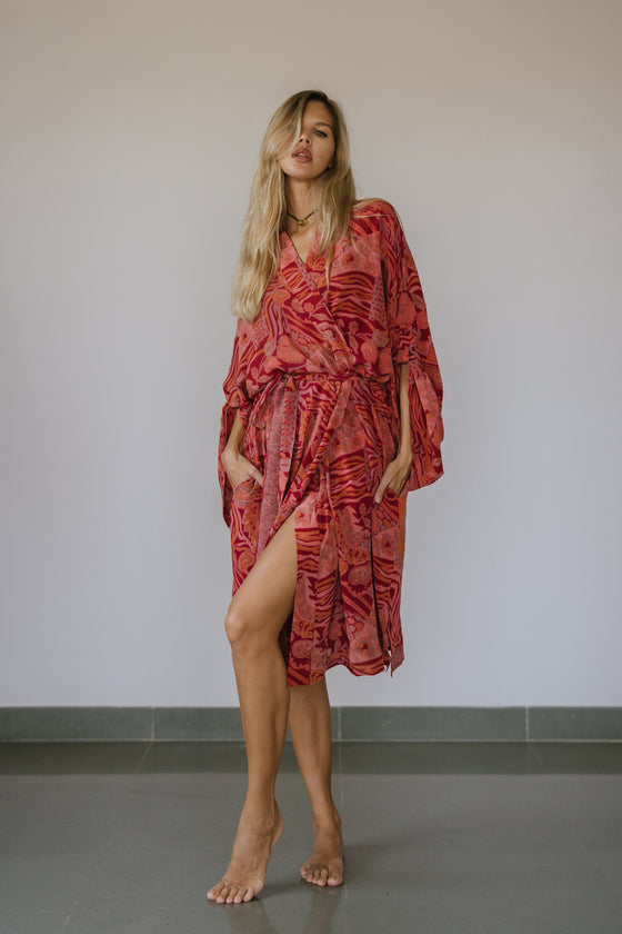 The Dramatic Kimono - Willow