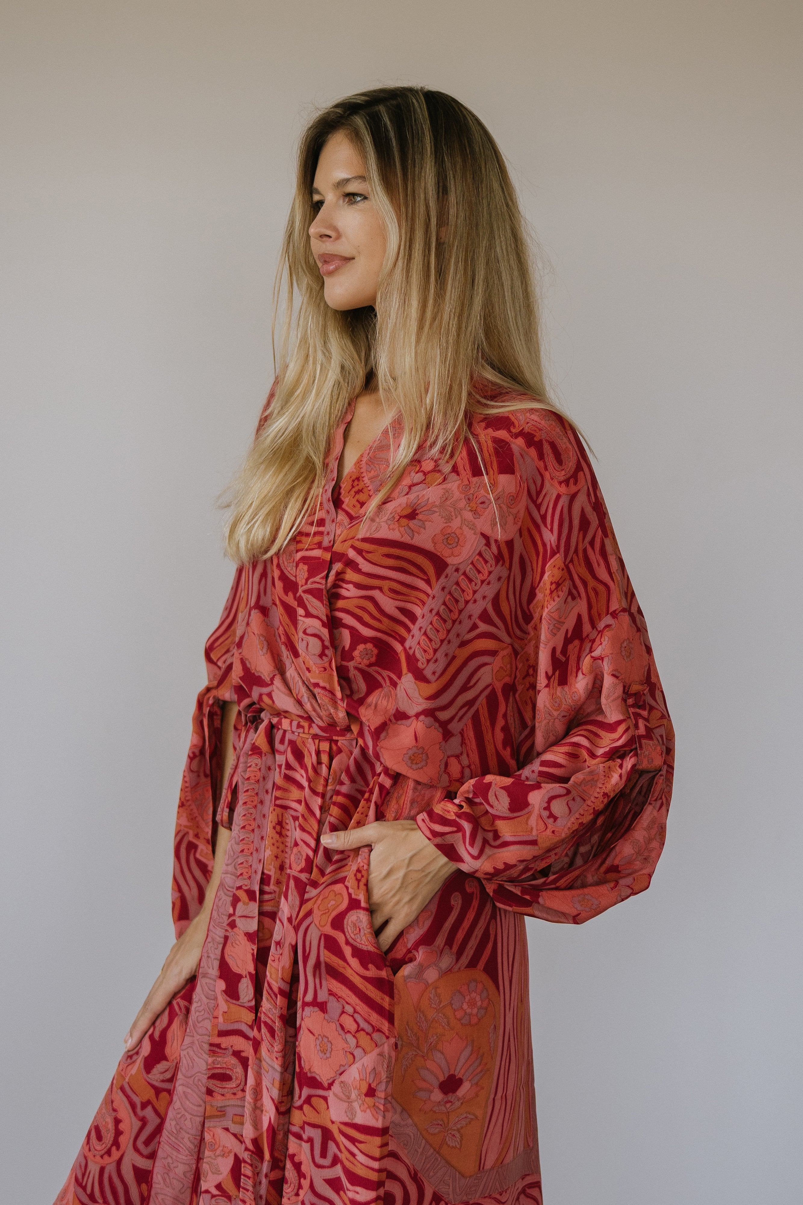 The Dramatic Kimono - Willow