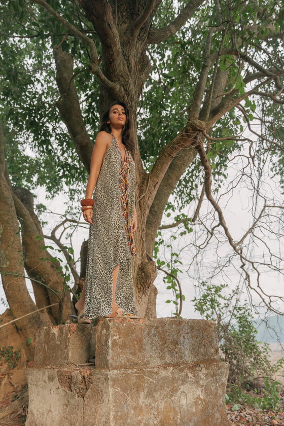 Sun Child Classic Silk Dress - Tyler