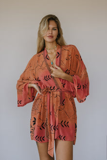  Kimono Wrap Dress - Empress
