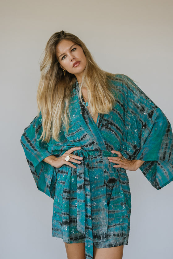Kimono Wrap Dress - Bel Air