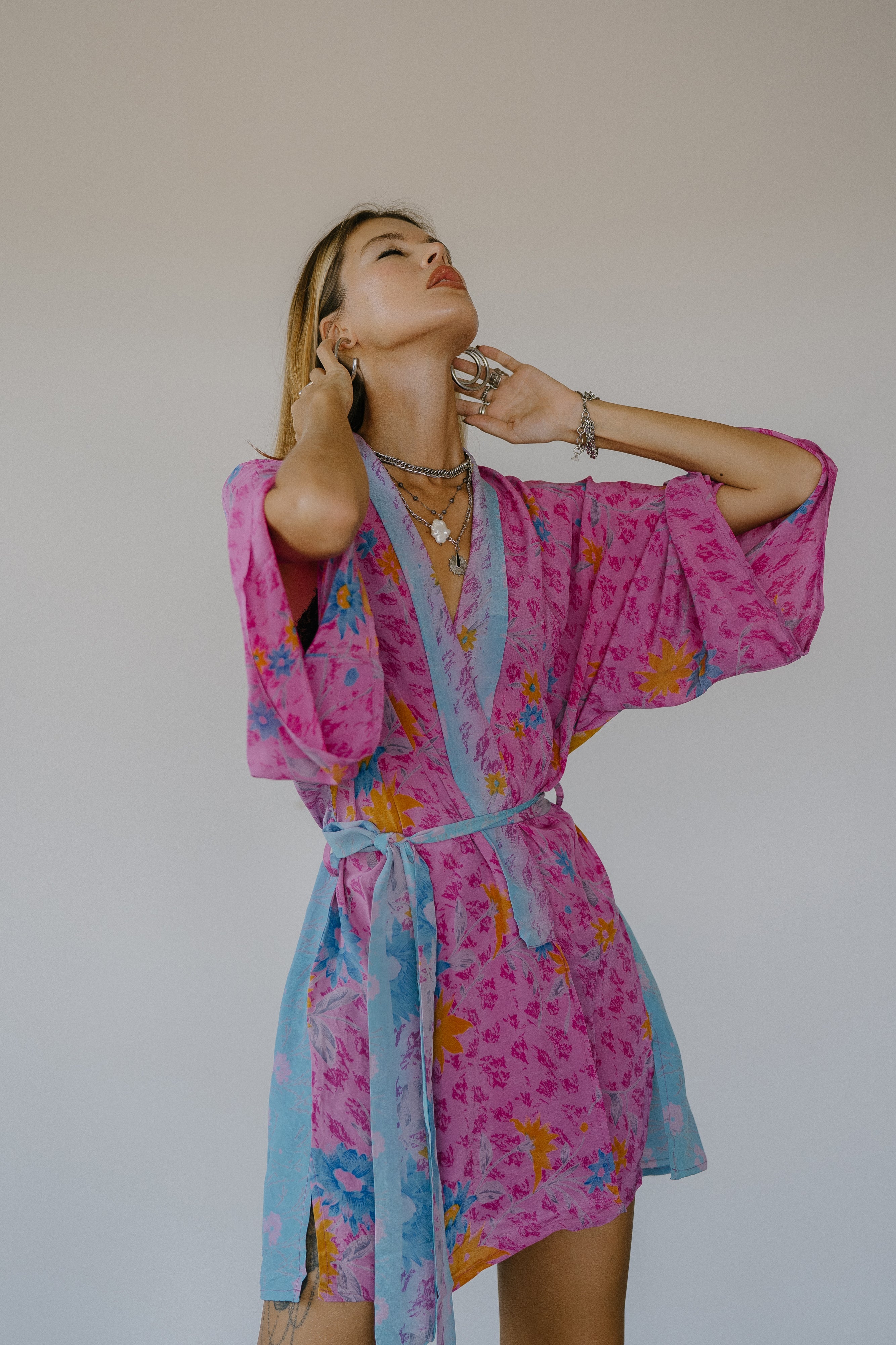 Kimono Wrap Dress - Chessy