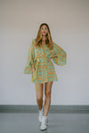 Kimono Wrap Dress - Happy