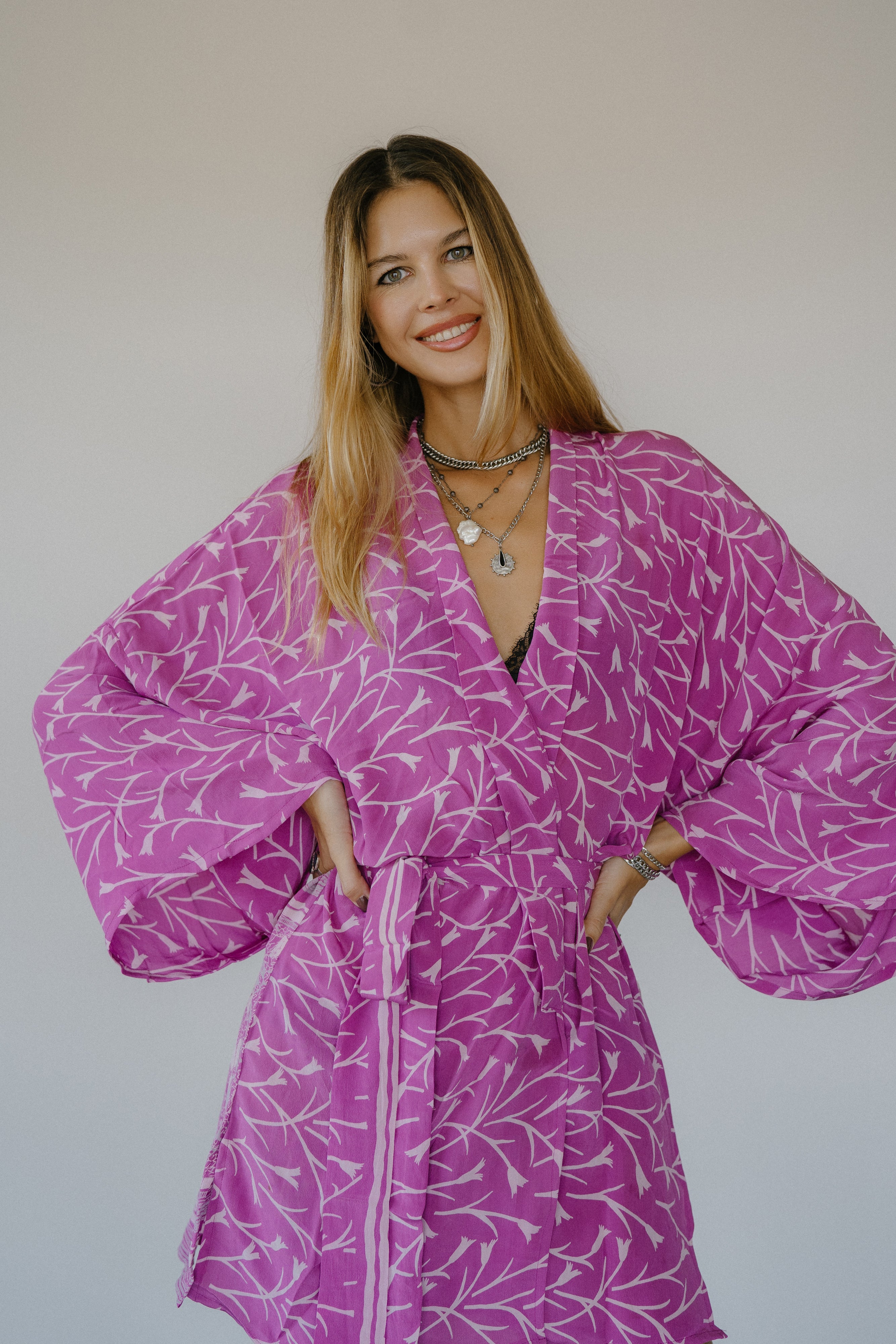 Kimono Wrap Dress - Ivana