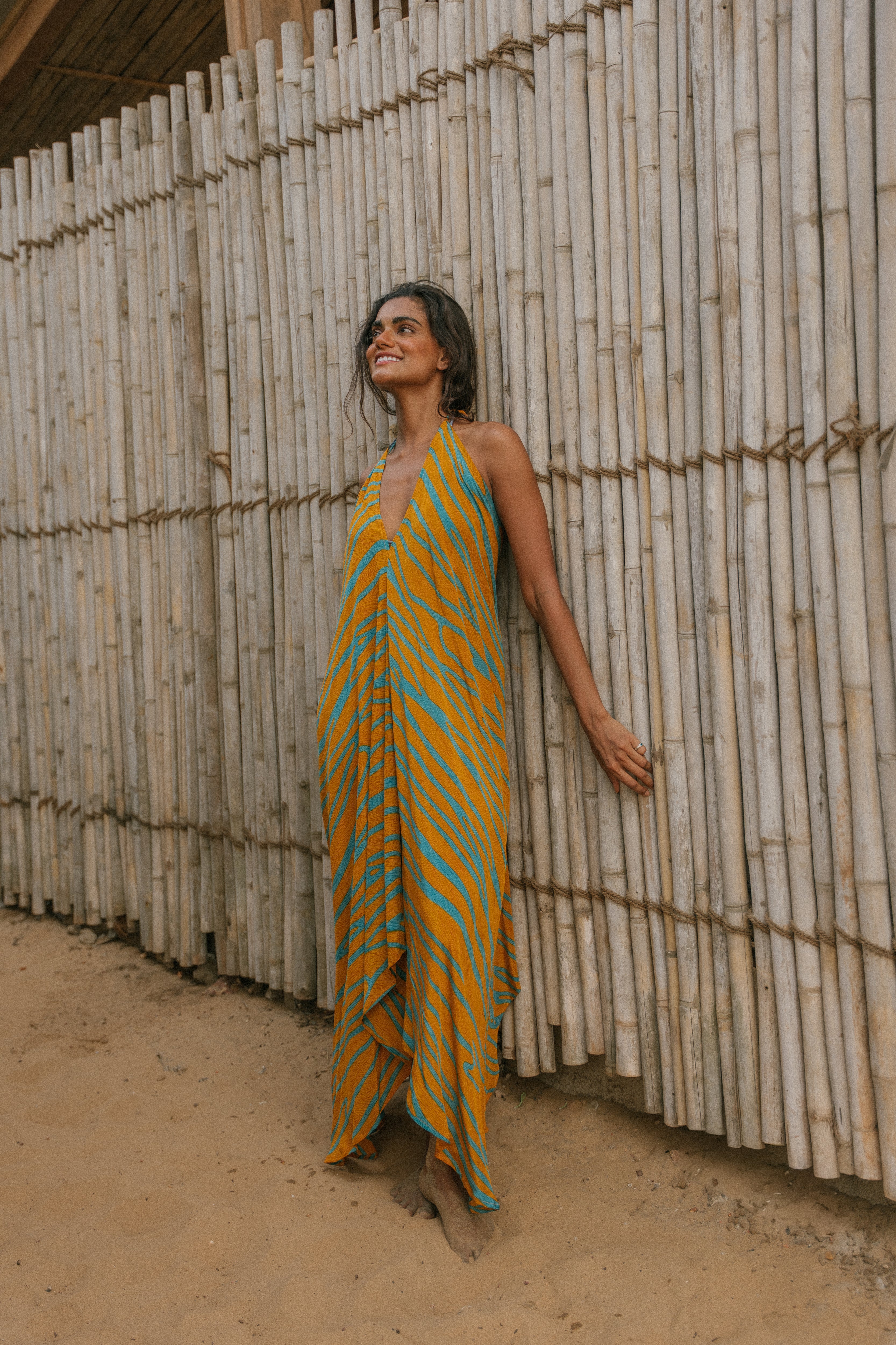 Sun Child Classic Silk Dress - Journey