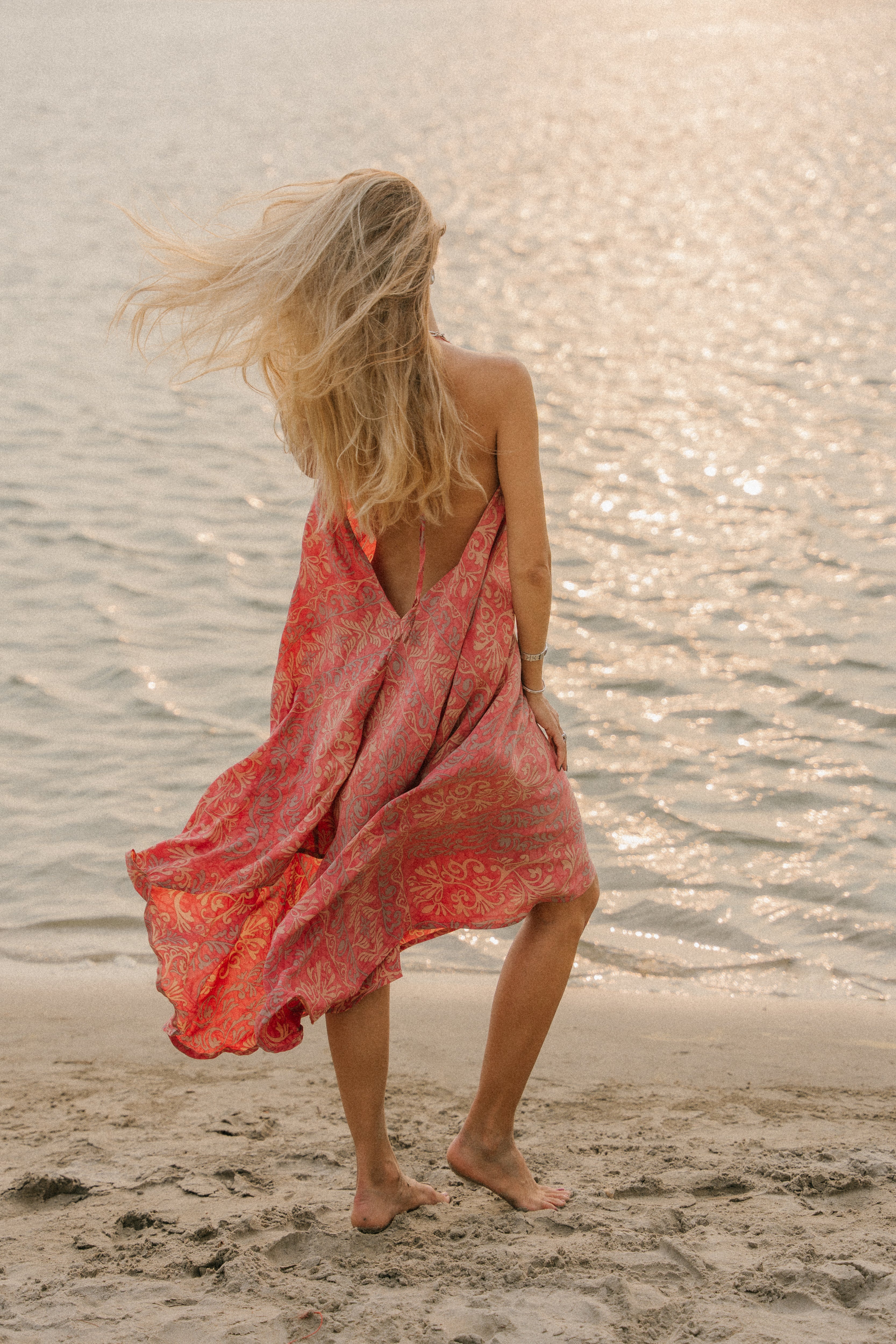 Sun Child Classic Silk Dress - Chaos