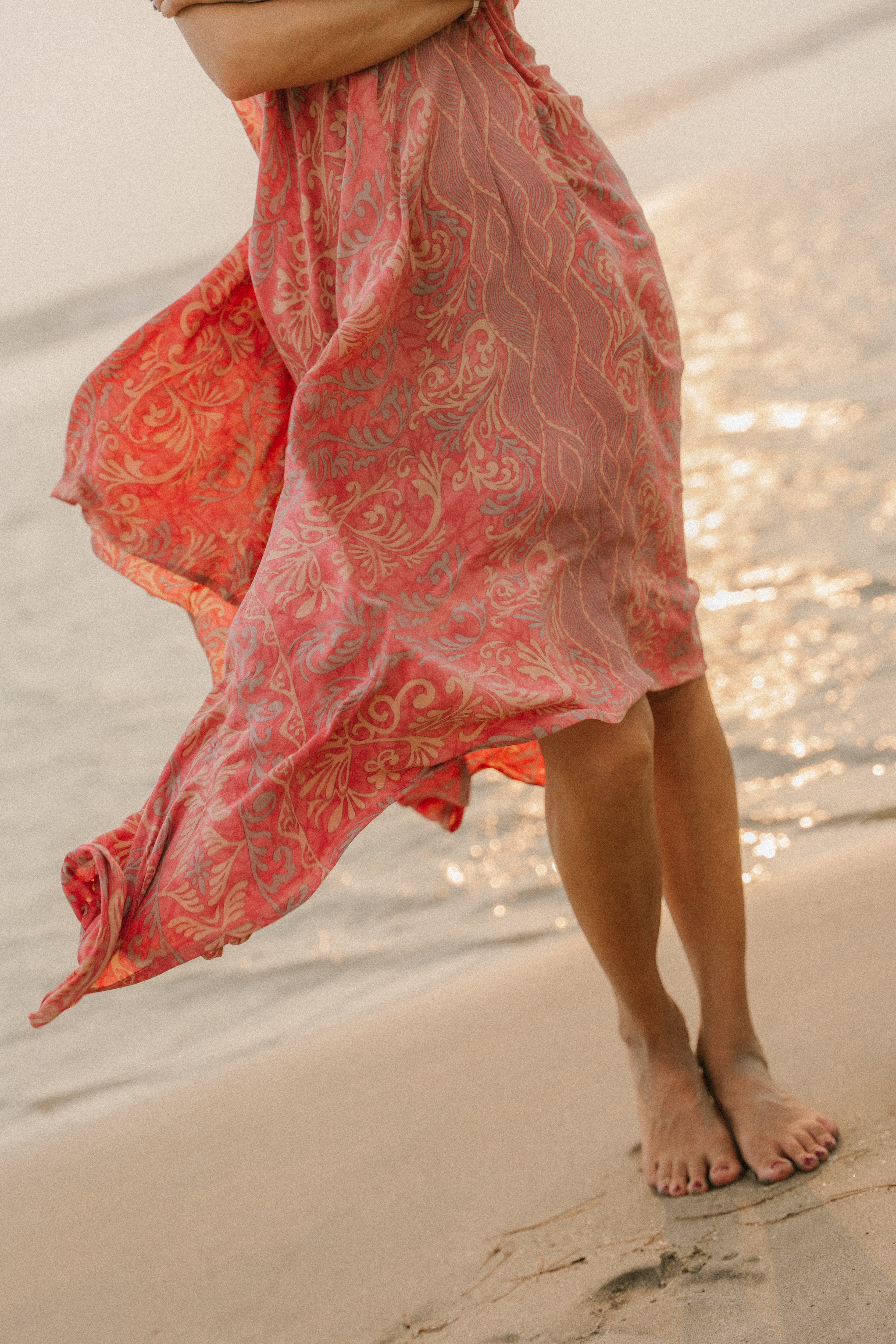 Sun Child Classic Silk Dress - Chaos