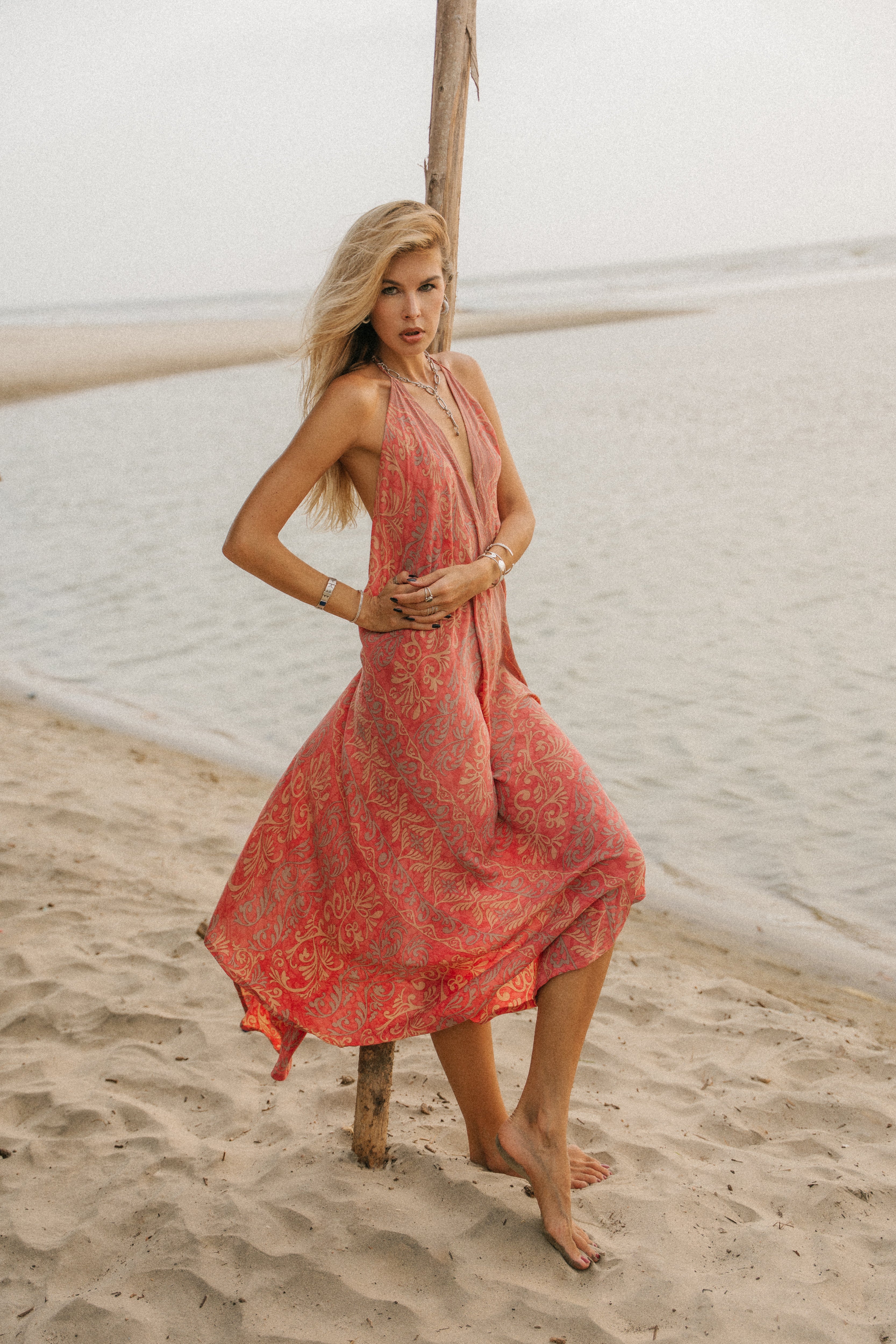 Sun Child Classic Silk Dress - Chaos