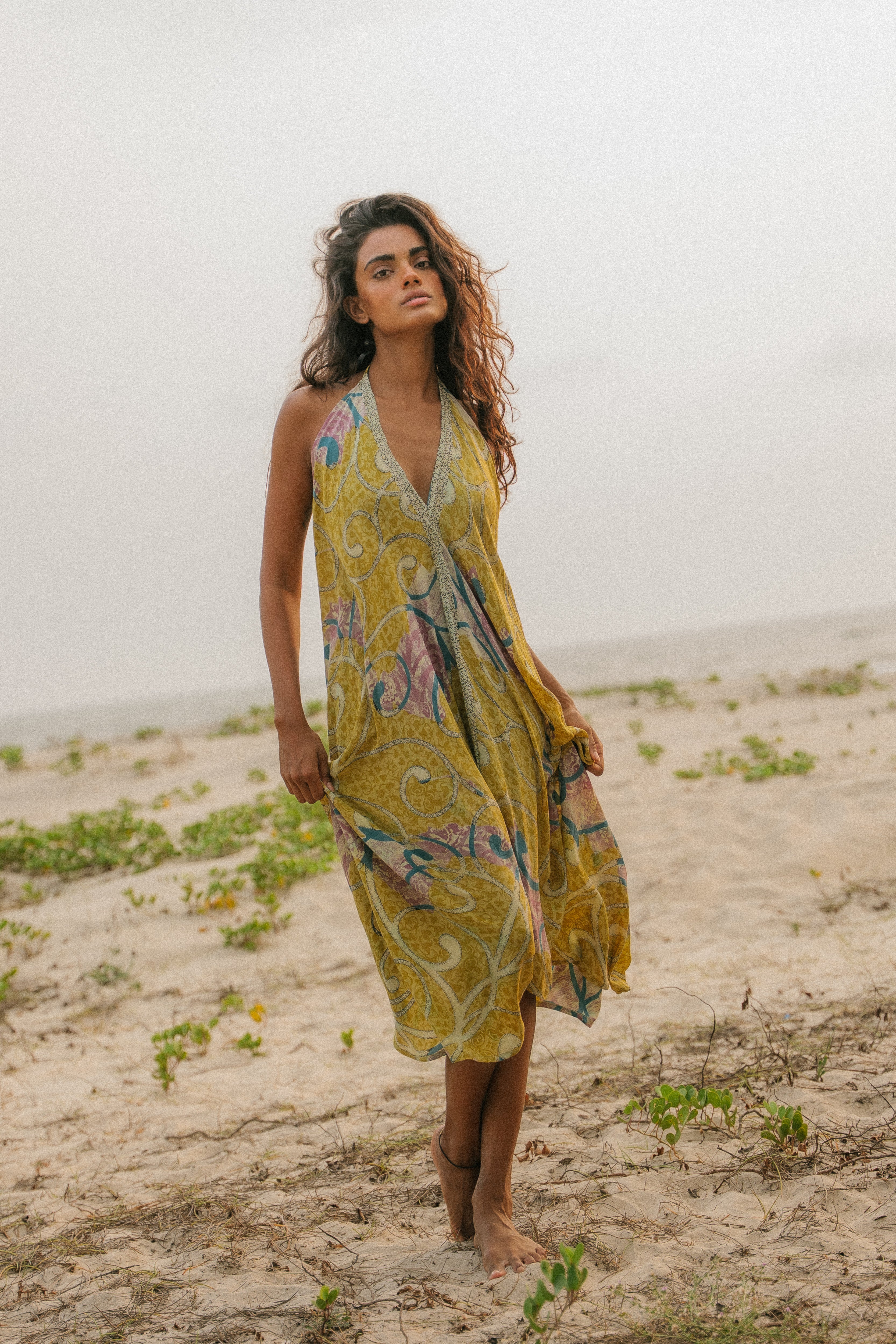 Sun Child Classic Silk Dress - Oscar