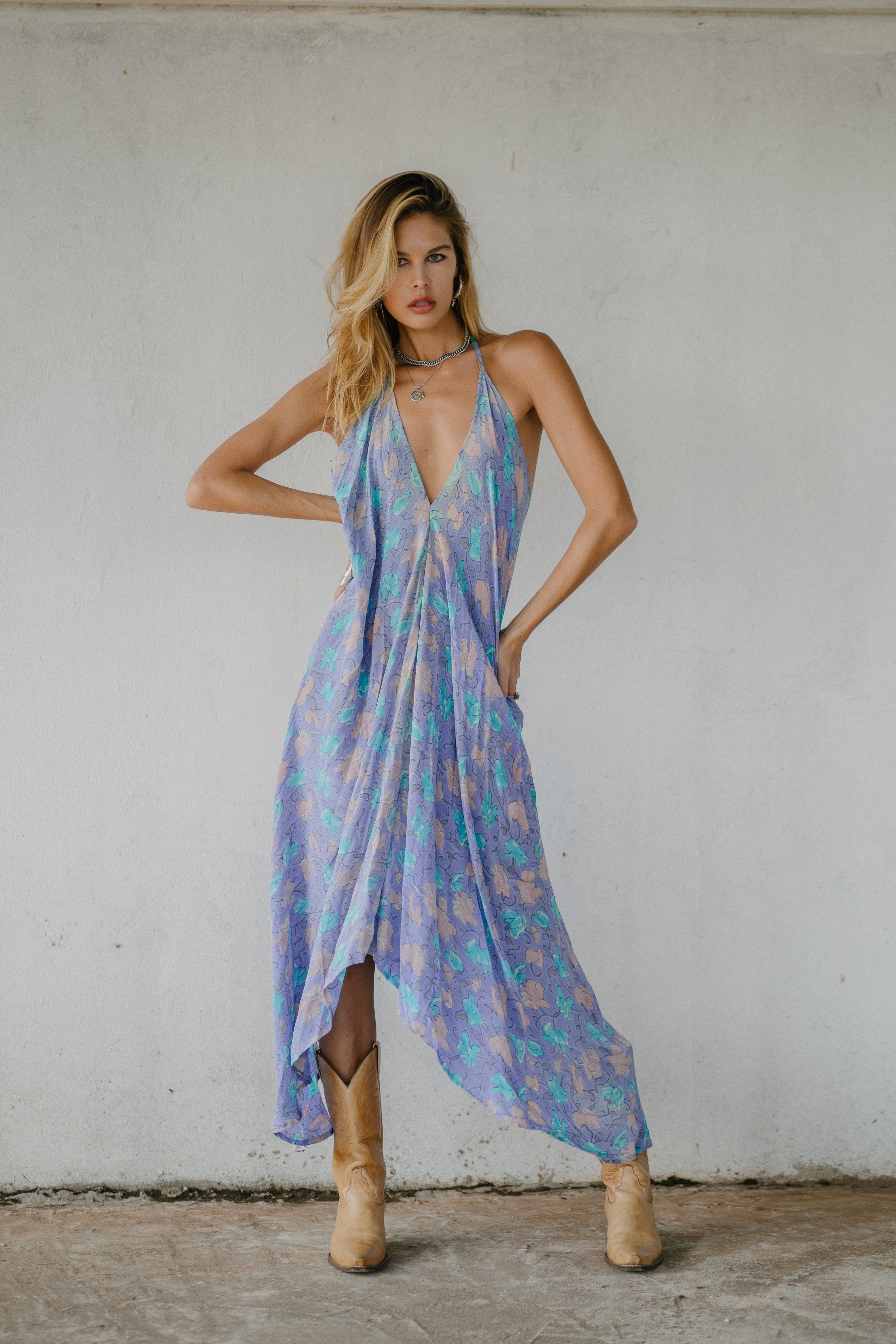 Sun Child Classic Silk Dress - Brittany