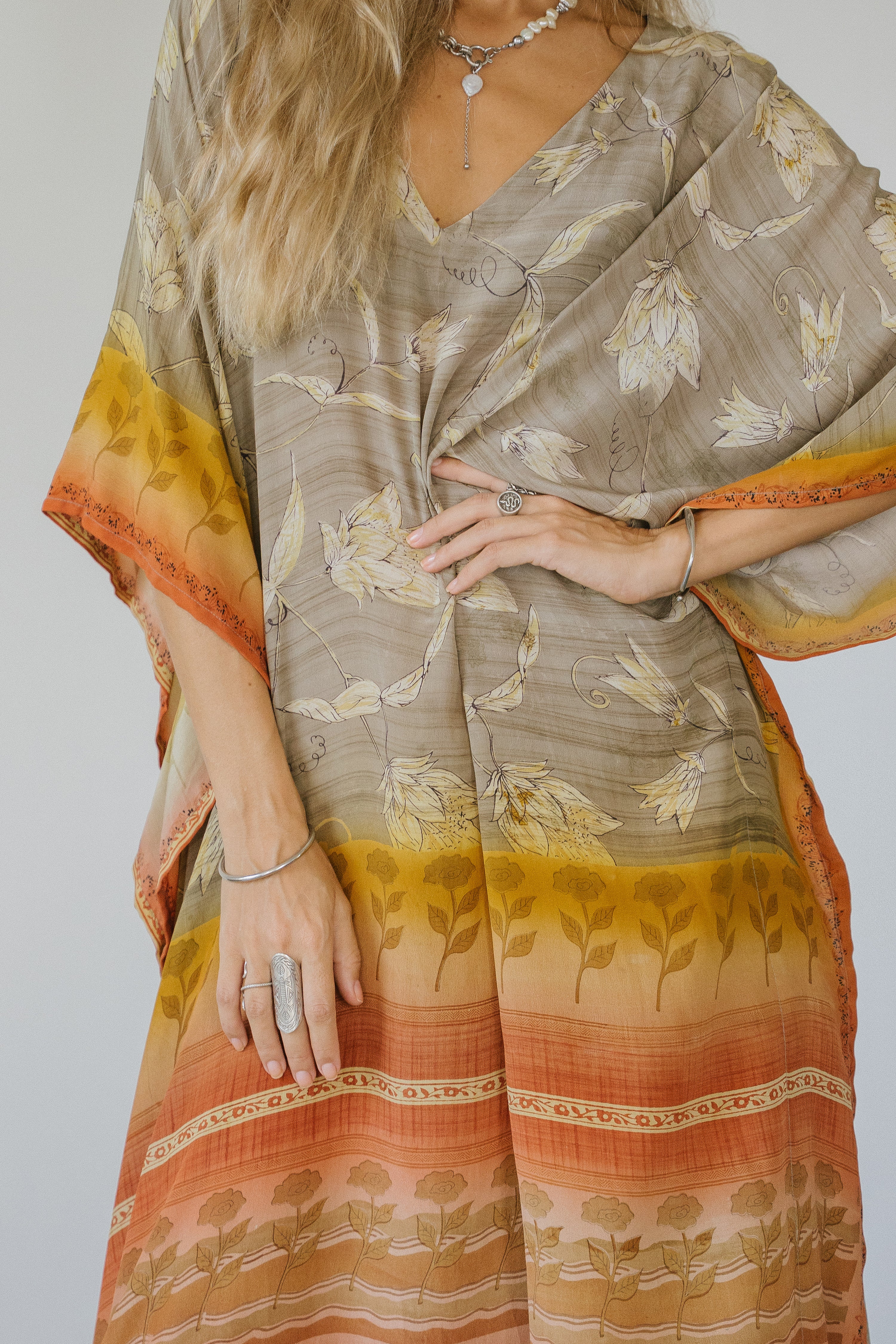 Long Caftan - Violete