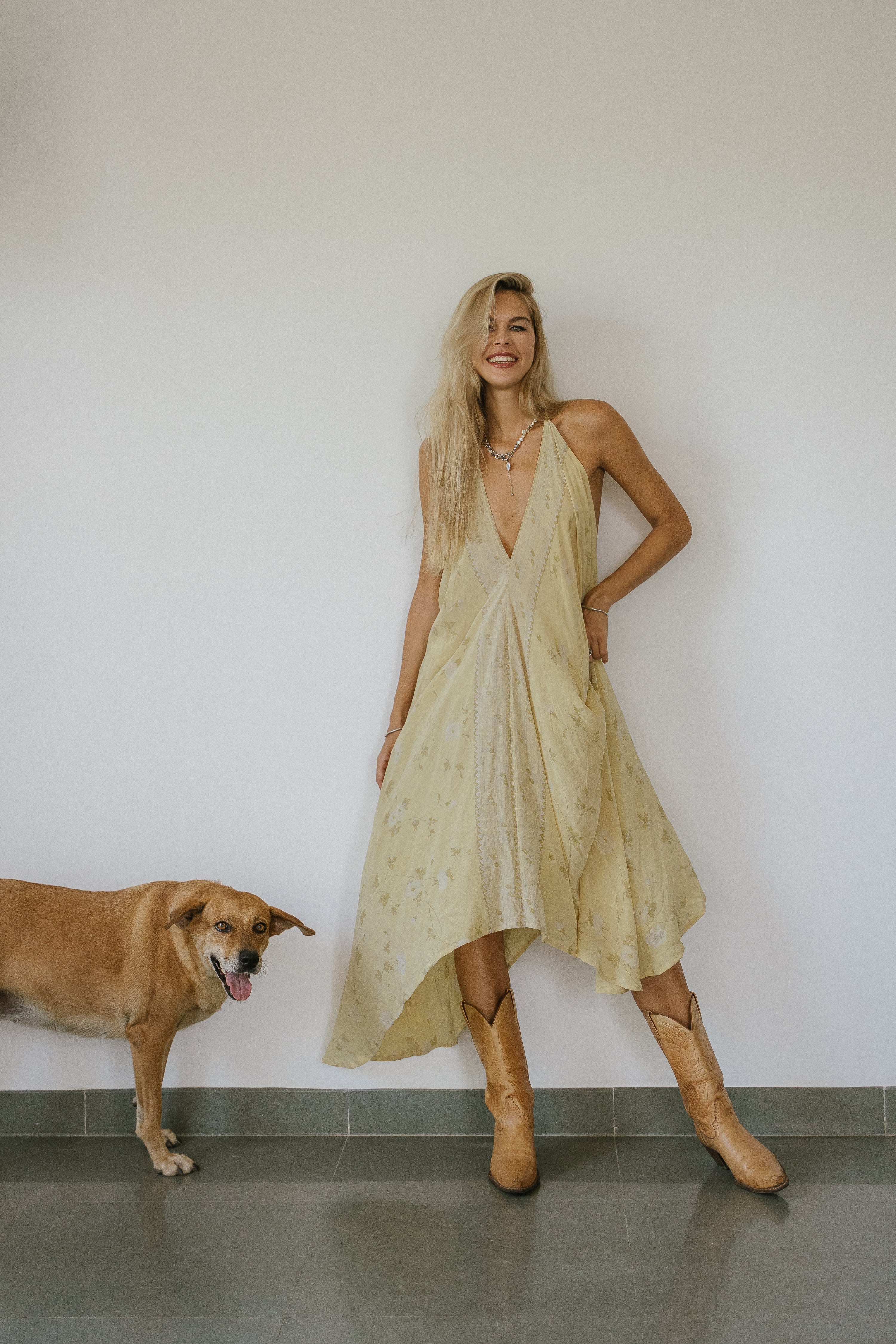 Sun Child Classic Silk Dress - Revel