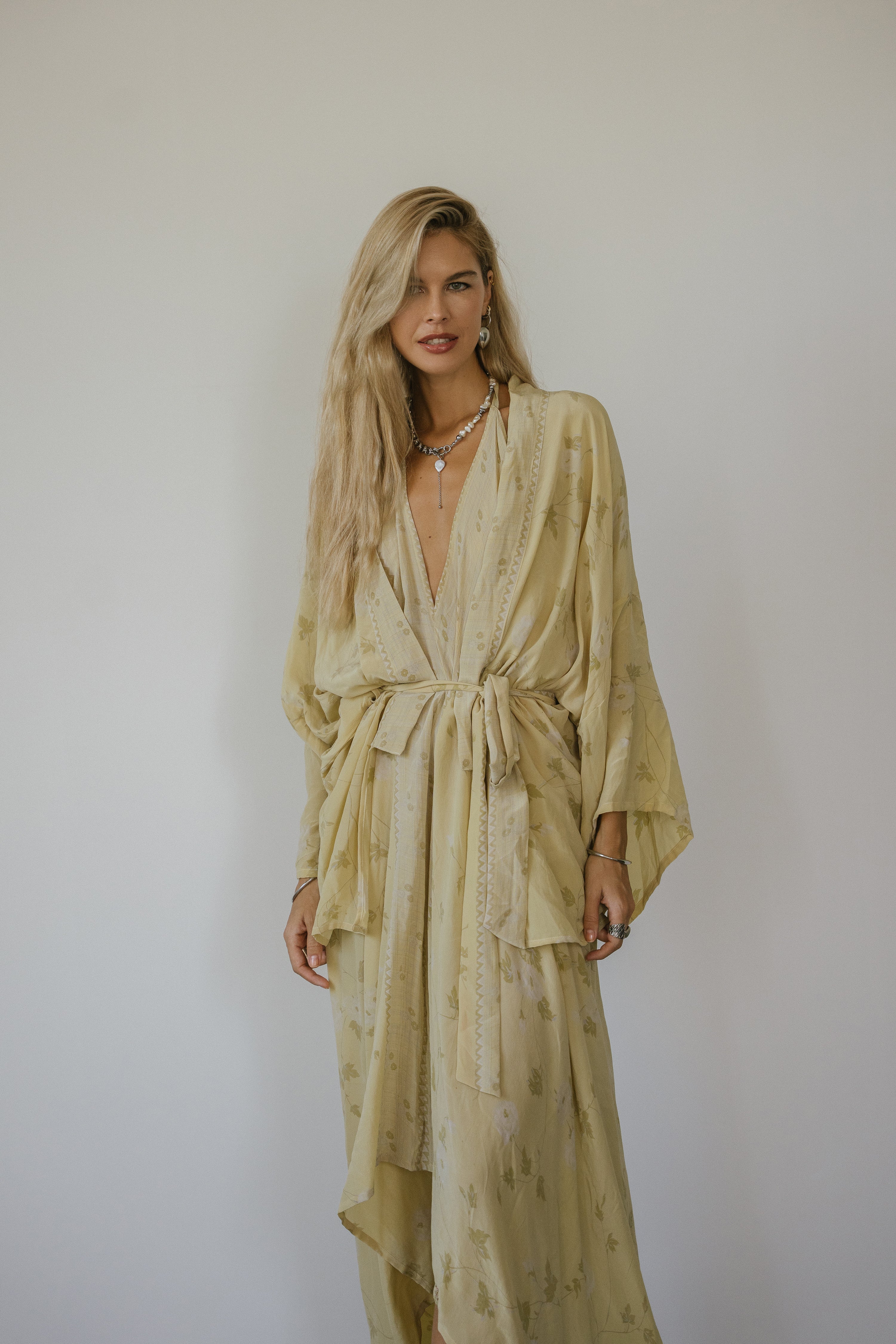 Kimono Wrap Dress - Artique