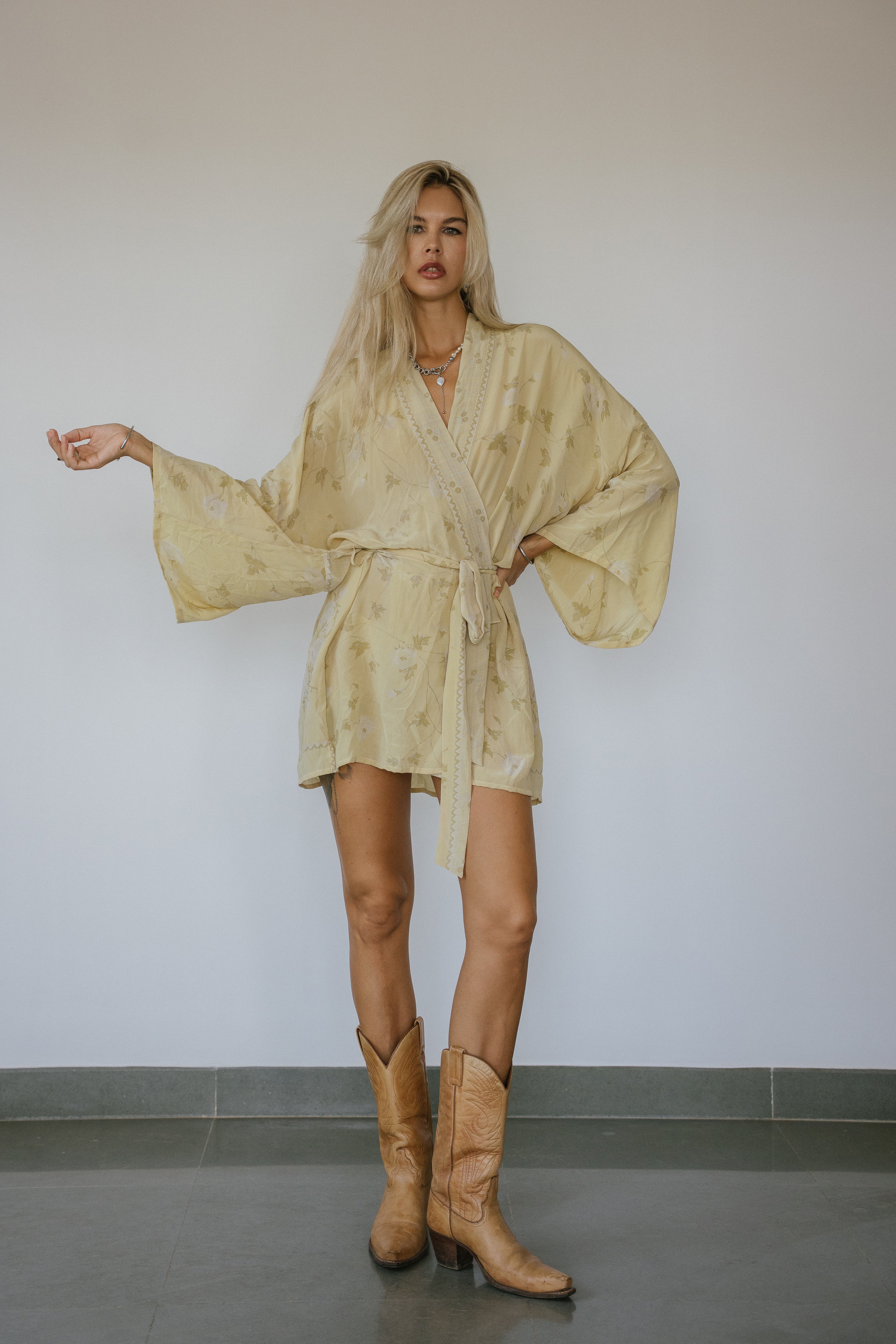 Kimono Wrap Dress - Artique