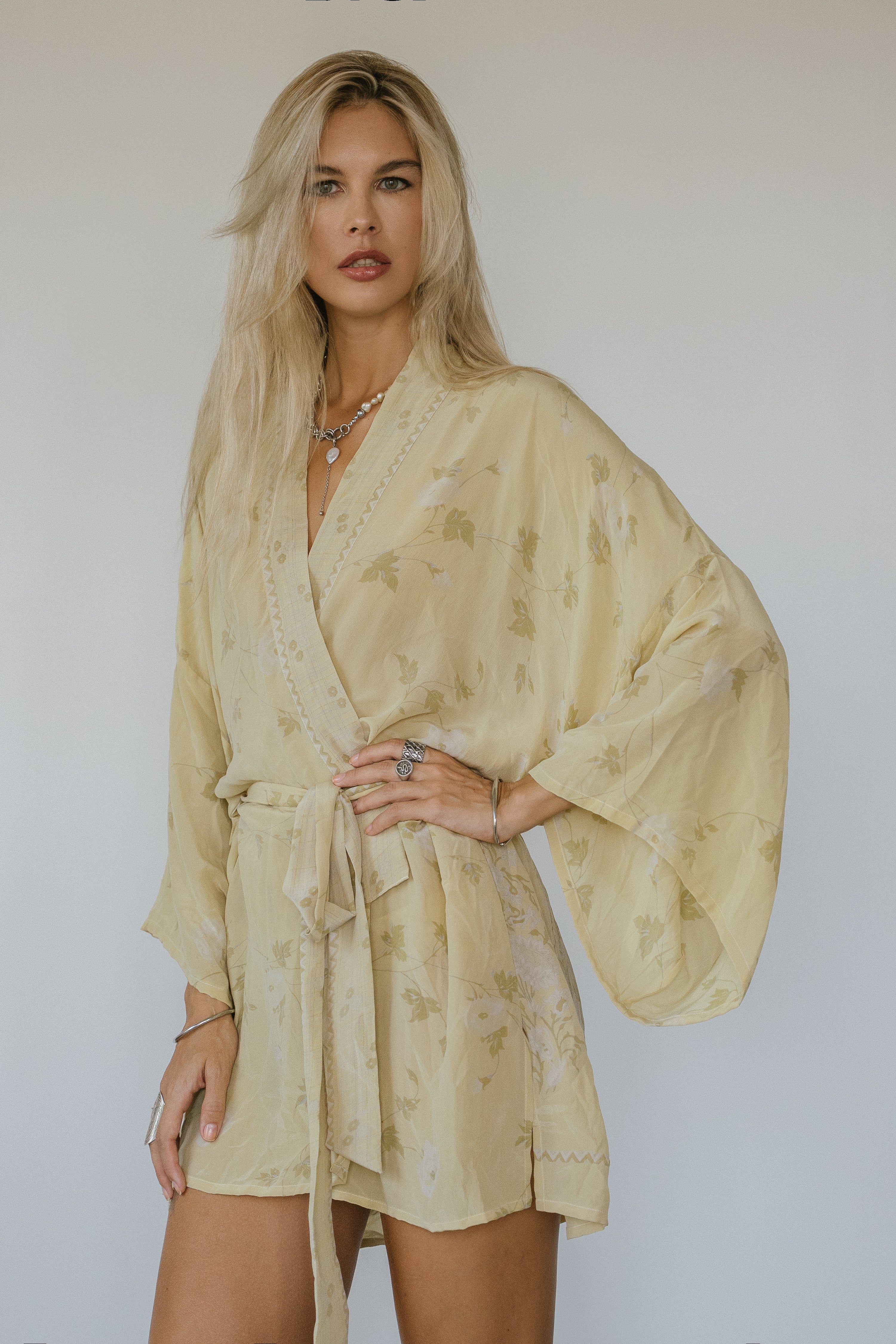 Kimono Wrap Dress - Artique