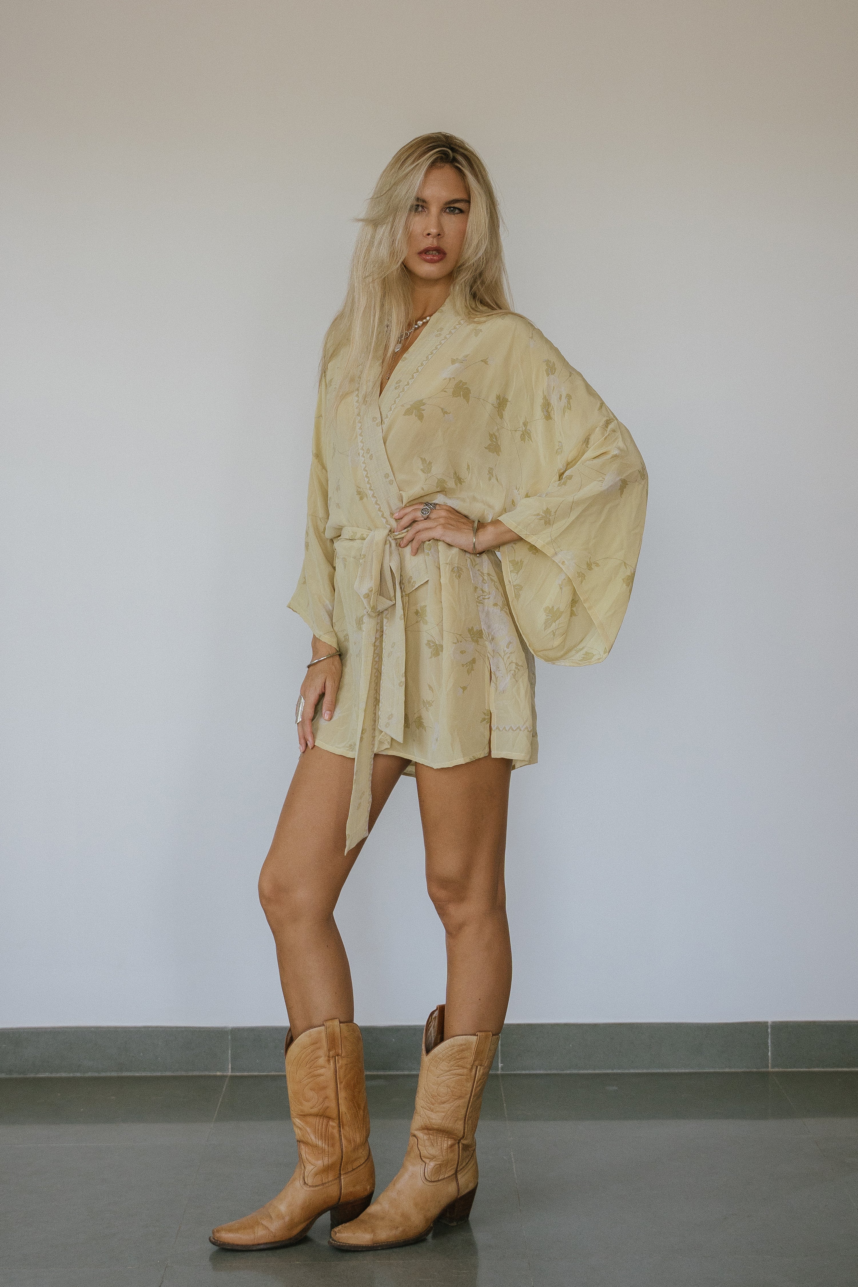 Kimono Wrap Dress - Artique