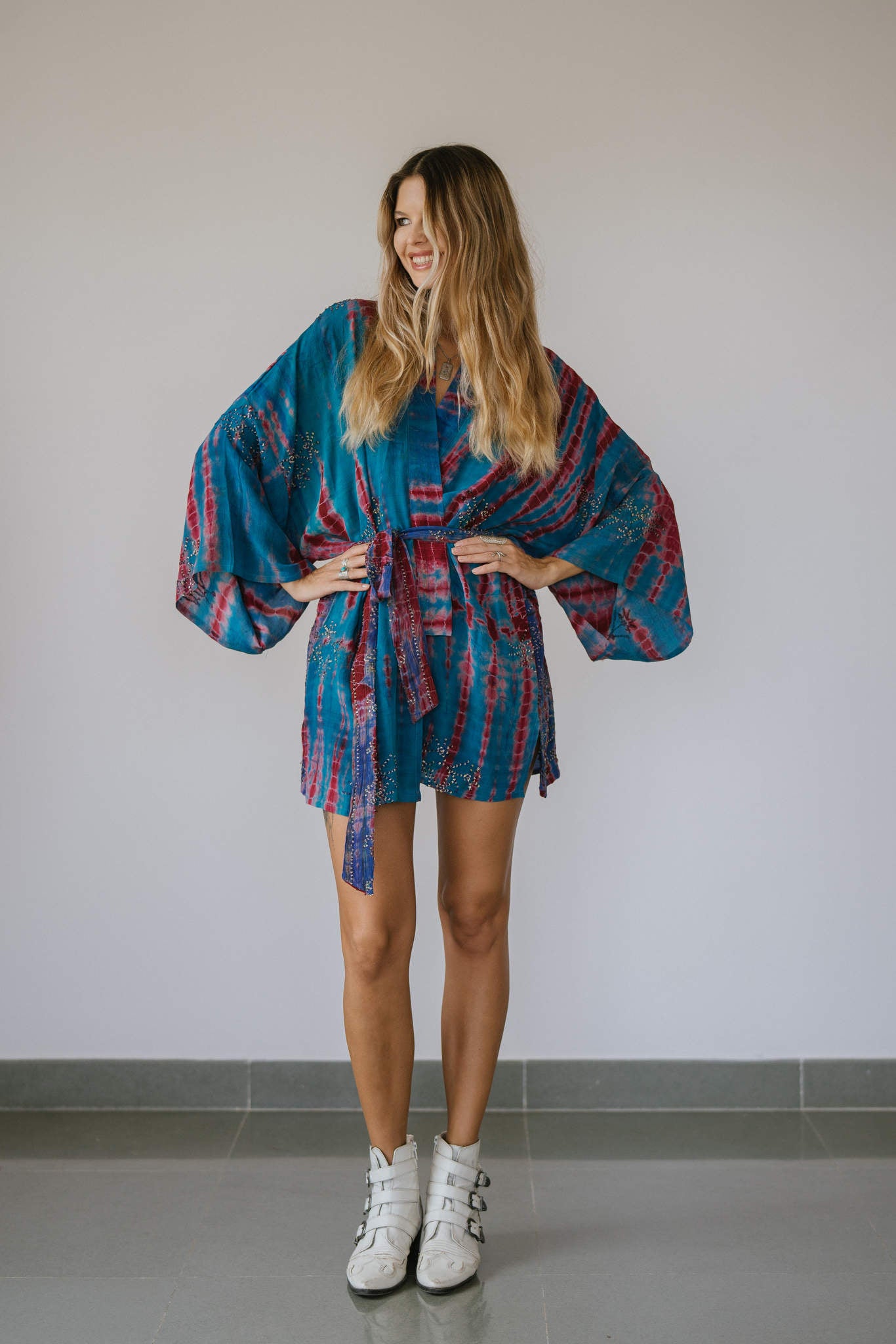 Kimono Wrap Dress - Karoline