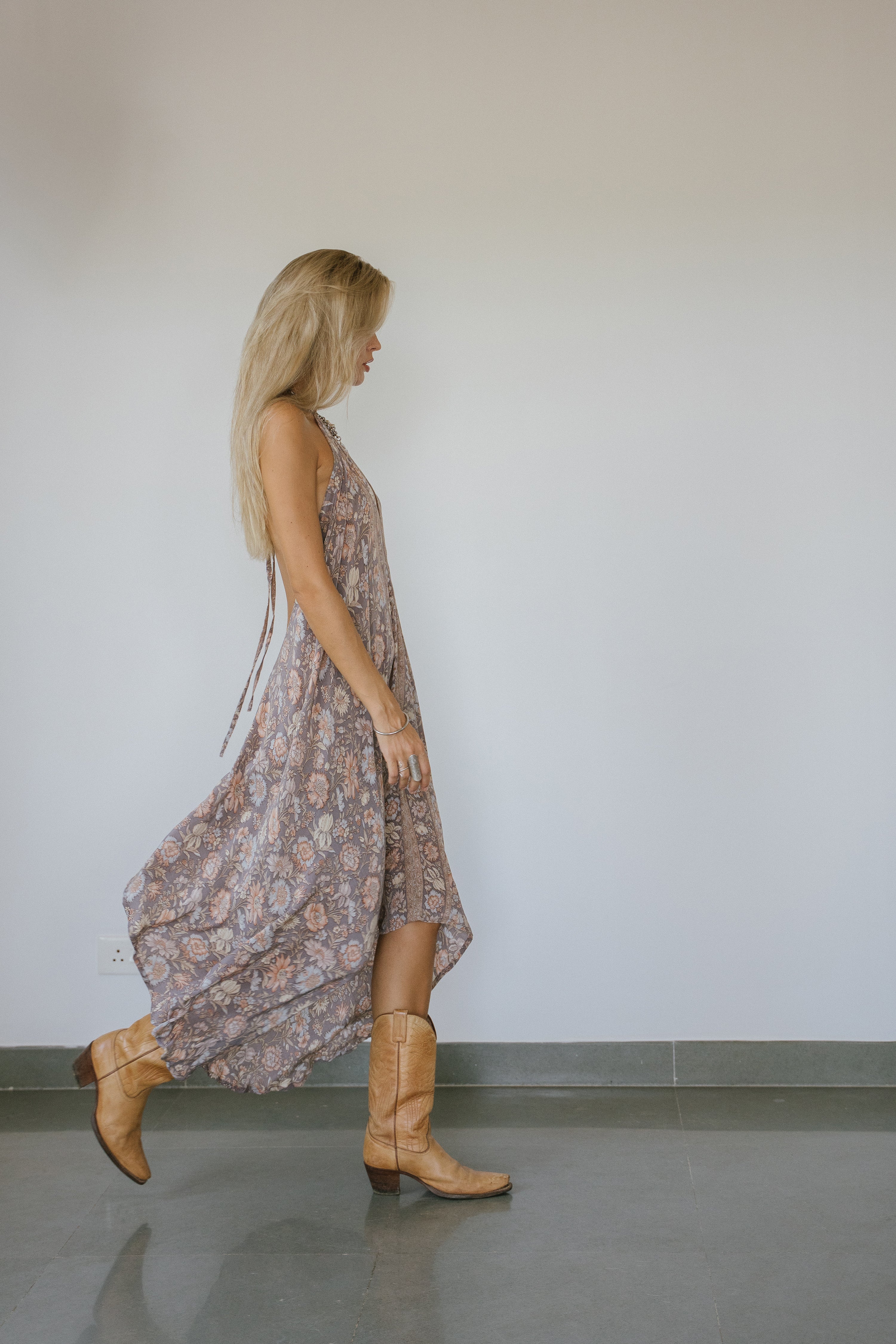 Sun Child Classic Silk Dress - Topanga