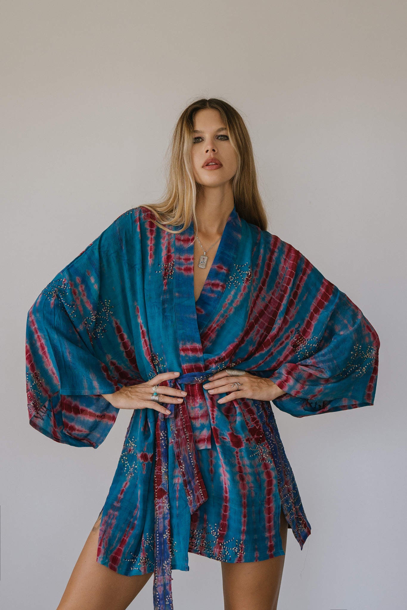 Kimono Wrap Dress - Karoline