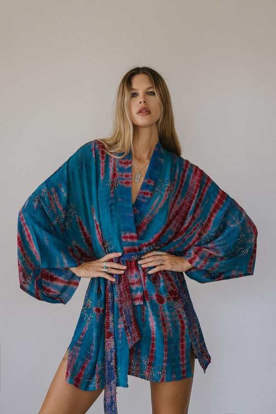 Kimono Wrap Dress - Karoline