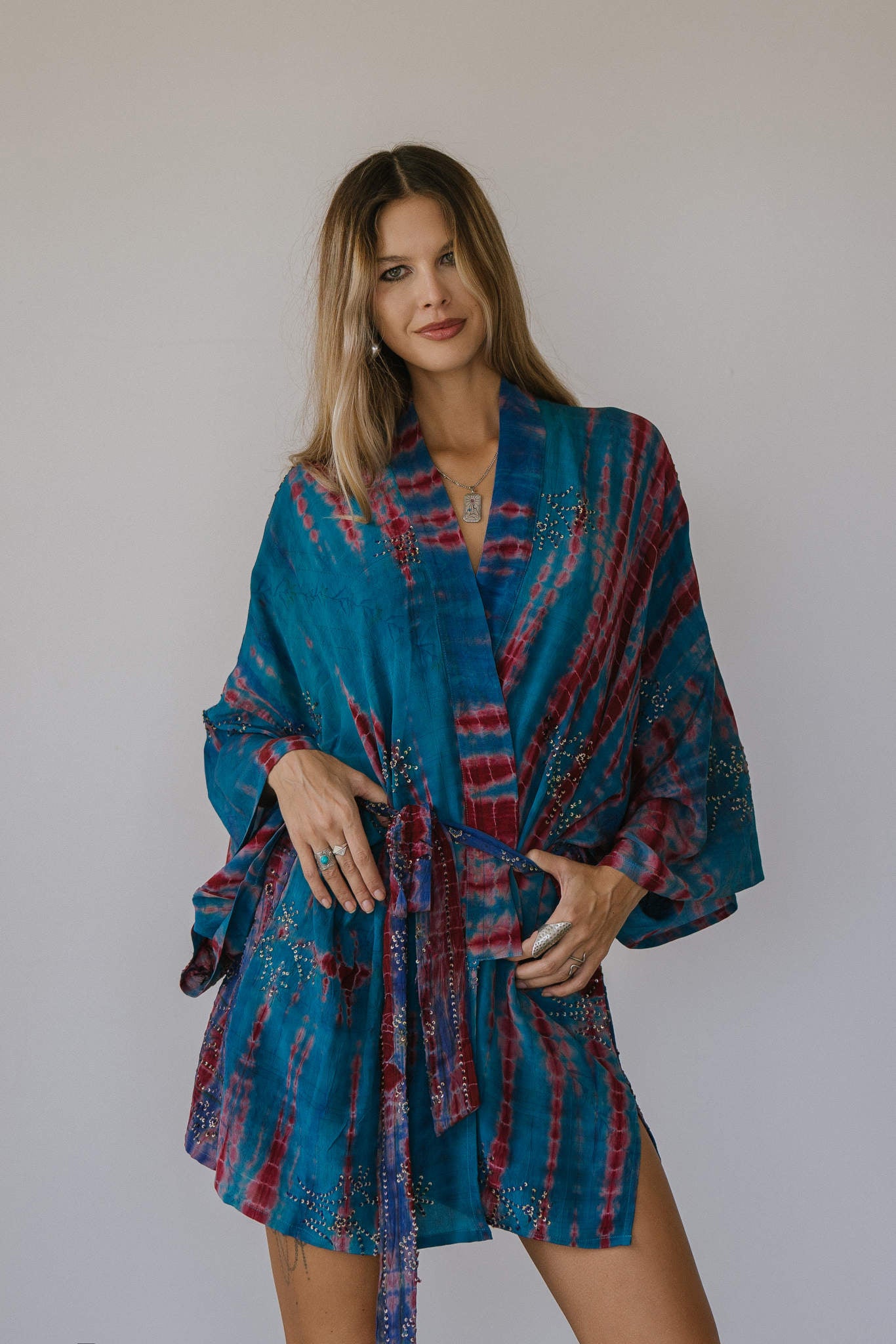 Kimono Wrap Dress - Karoline