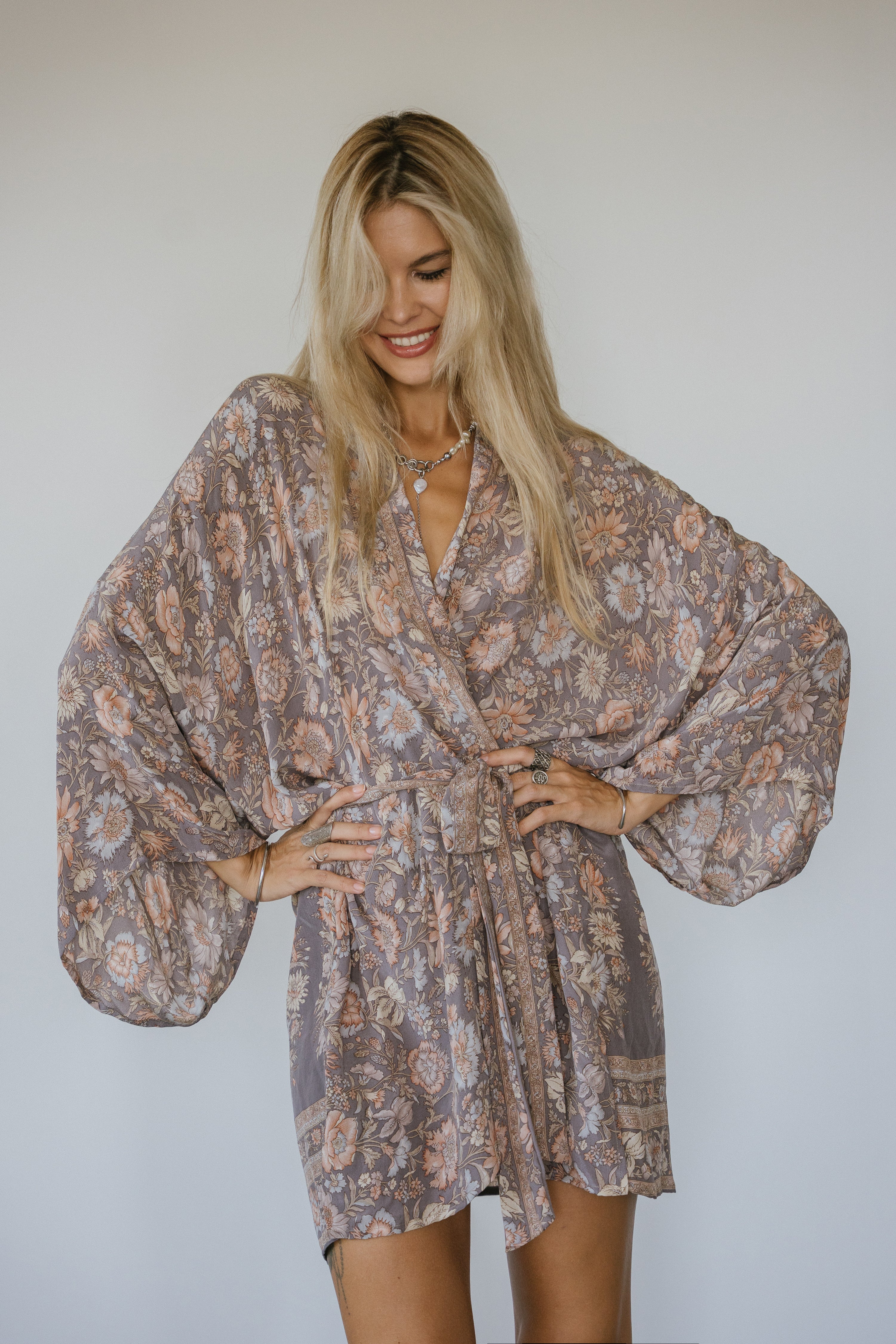 Kimono Wrap Dress - Kent