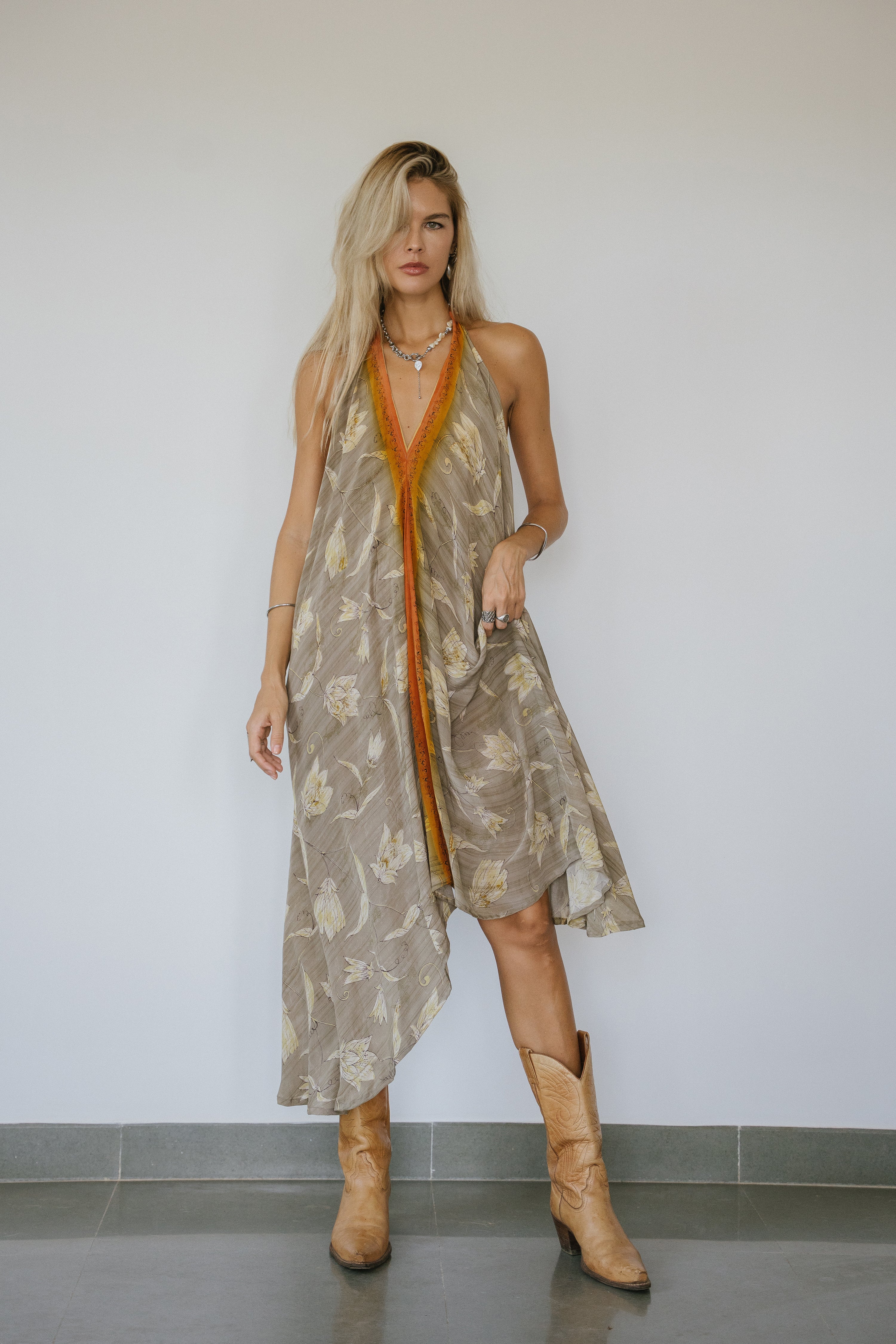 Sun Child Classic Silk Dress - Astoria