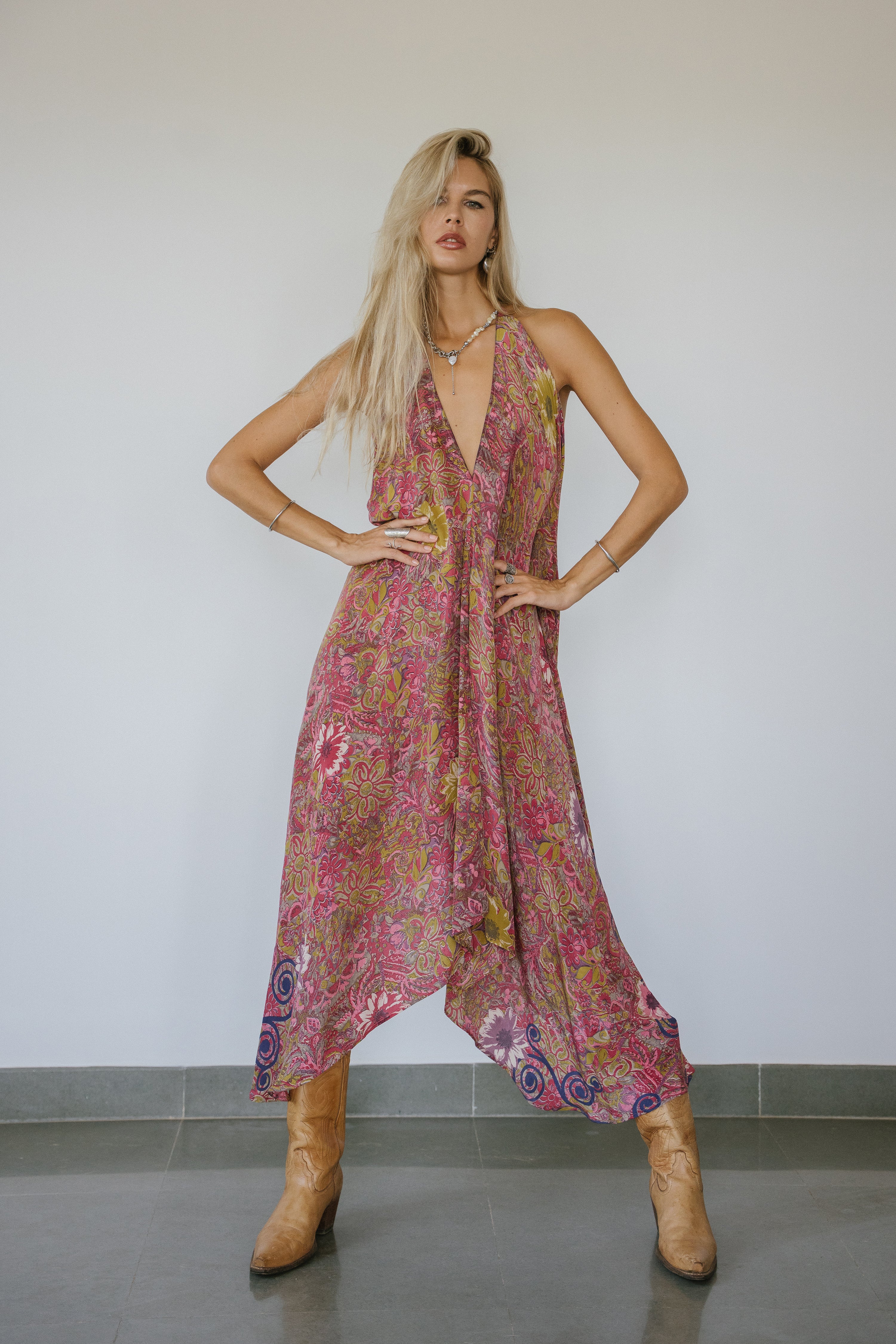 Sun Child Classic Silk Dress - Tatum