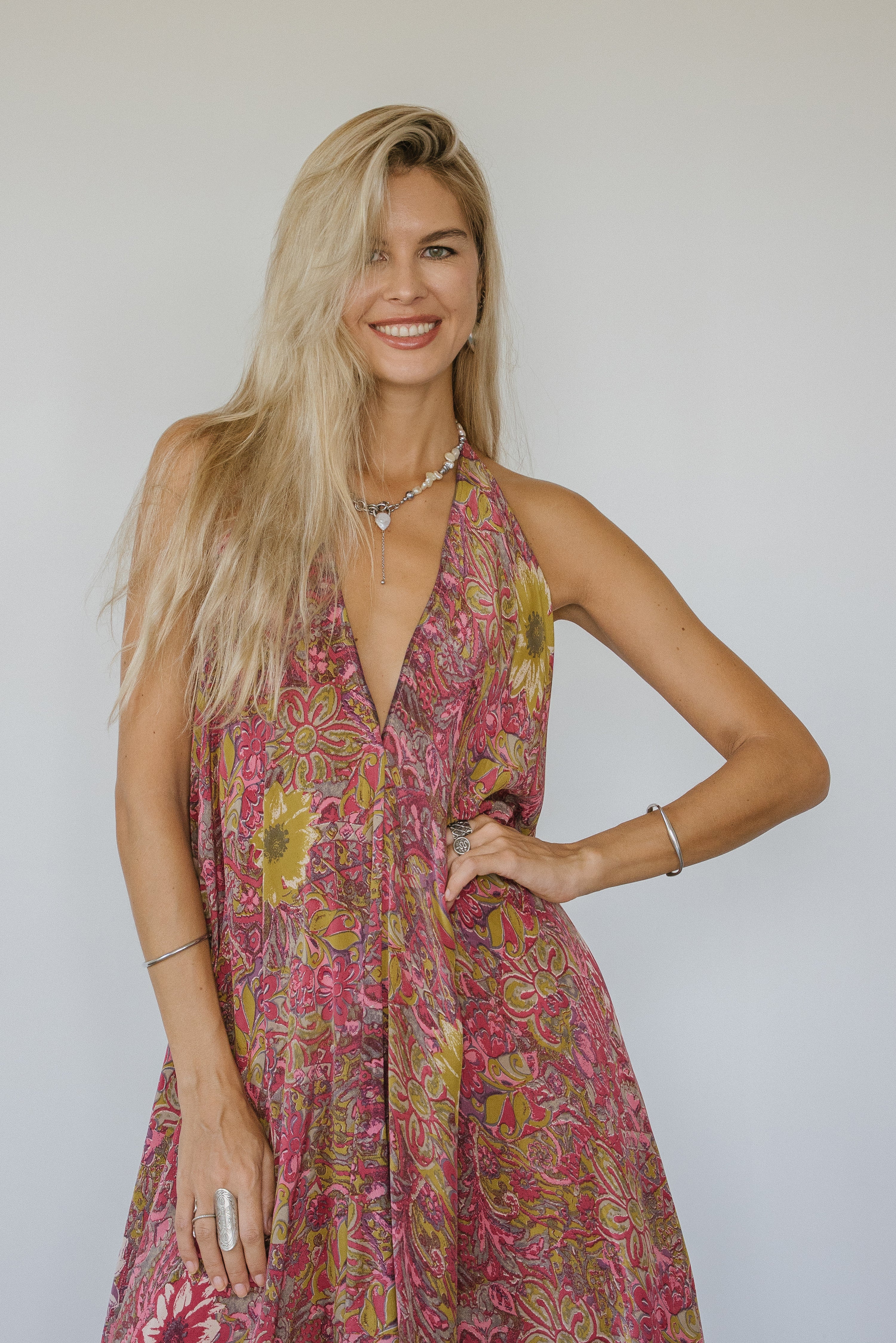 Sun Child Classic Silk Dress - Tatum
