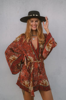  Kimono Wrap Dress - Lax